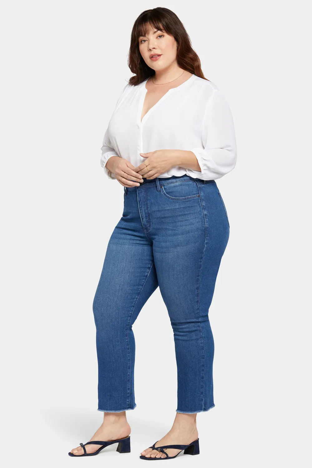Slim Bootcut Ankle Jeans In Plus Size - Desire sold by NYDJ product image thumbnail 5