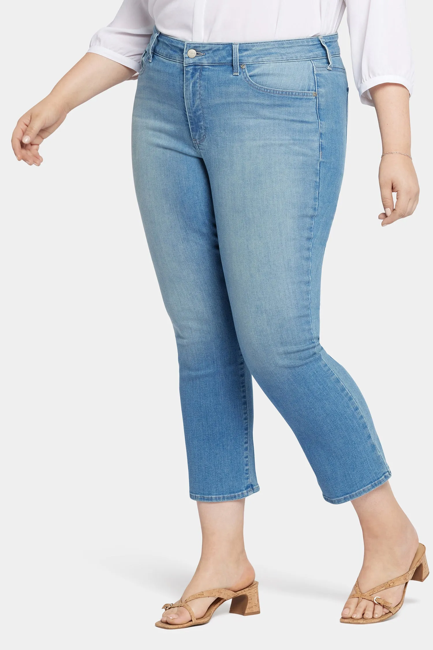 Marilyn Straight Ankle Jeans In Plus Size - Mesmerize sold by NYDJ product image thumbnail 3