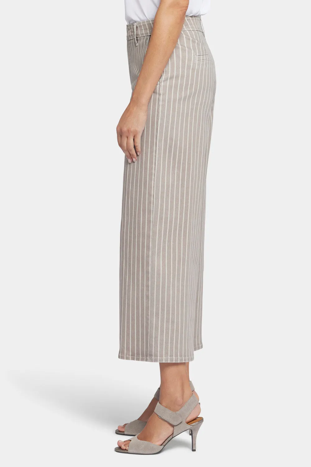 Mona Wide Leg Trouser Ankle Jeans - Boardwalk Stripe sold by NYDJ product image thumbnail 3