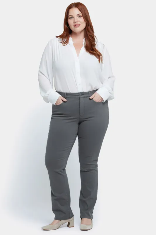 Marilyn Straight Jeans In Plus Size - Vine Leaf sold by NYDJ