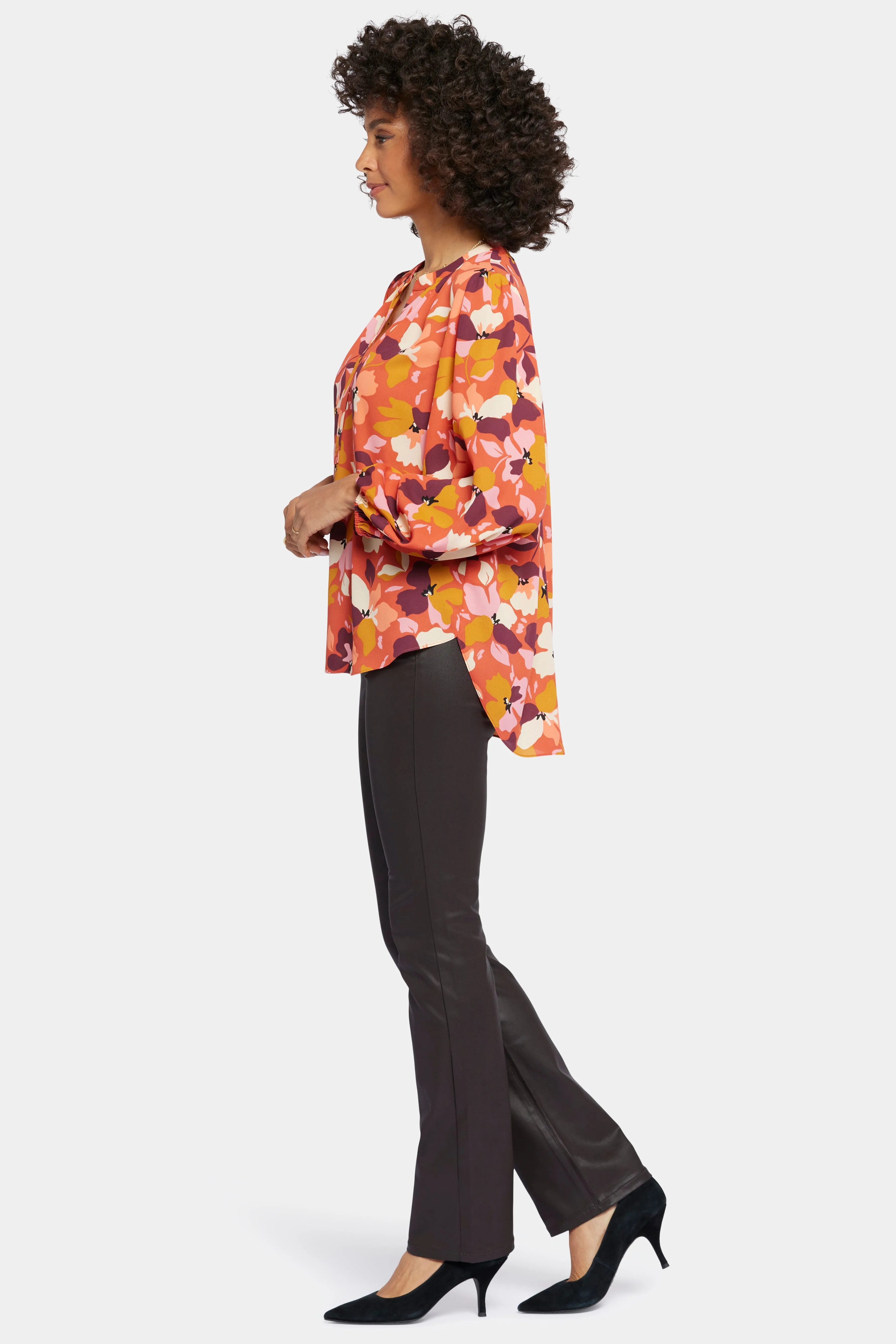 Puff Sleeve Popover Top - Gingervale sold by NYDJ product image thumbnail 3