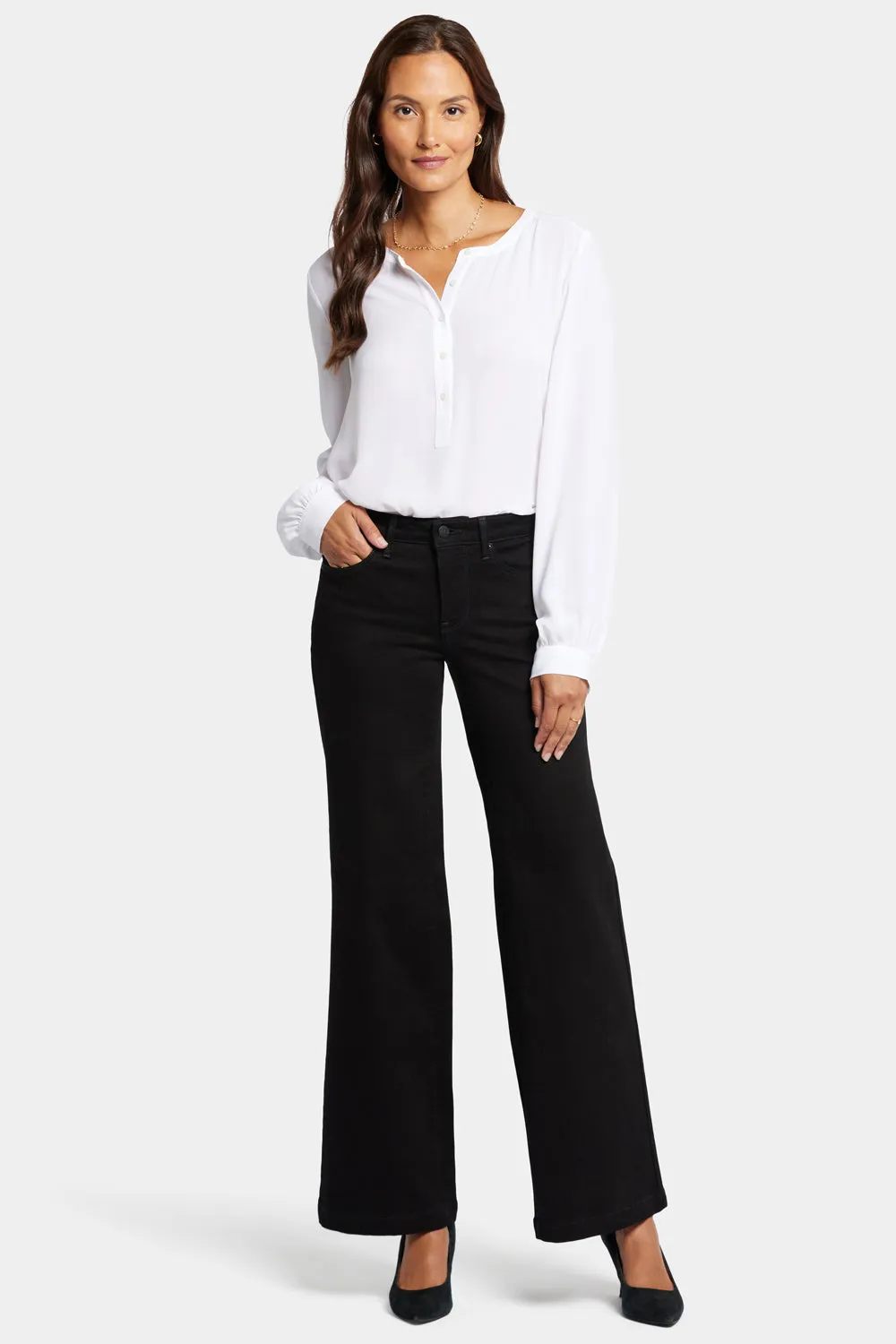 Teresa Wide Leg Jeans - Black sold by NYDJ product image thumbnail 4