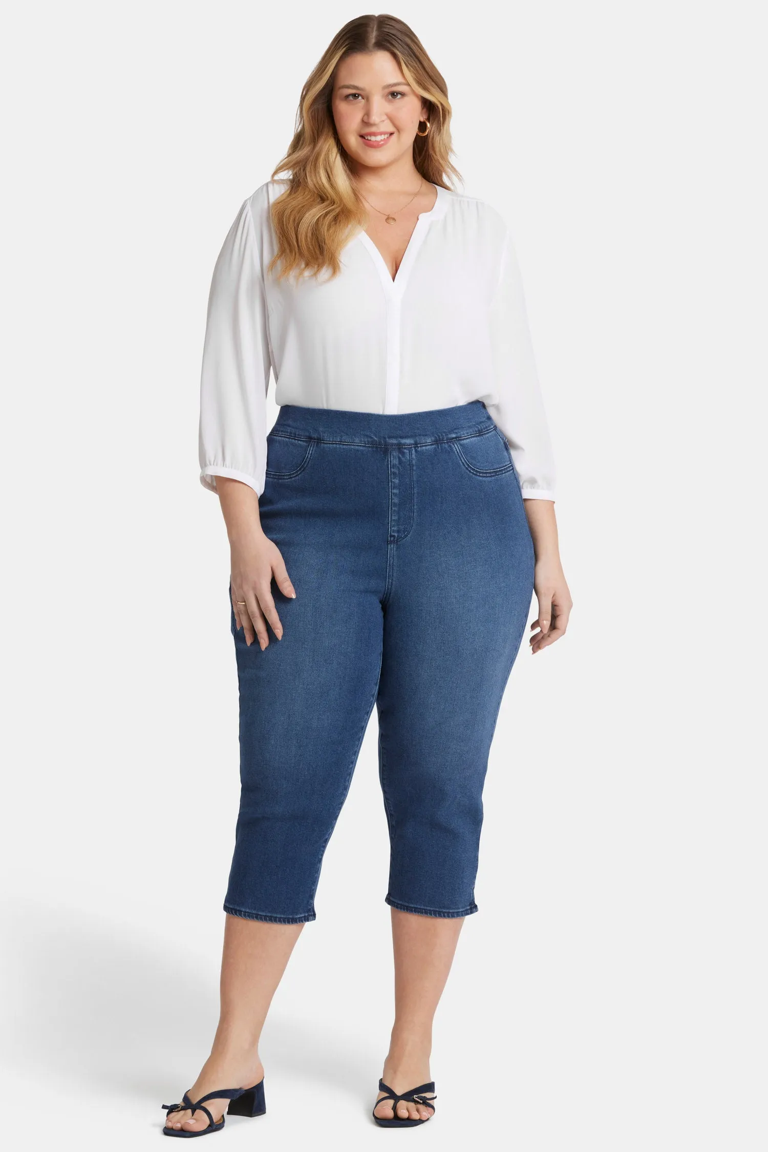 Dakota Crop Pull-On Jeans In Plus Size - Olympus sold by NYDJ product image thumbnail 4