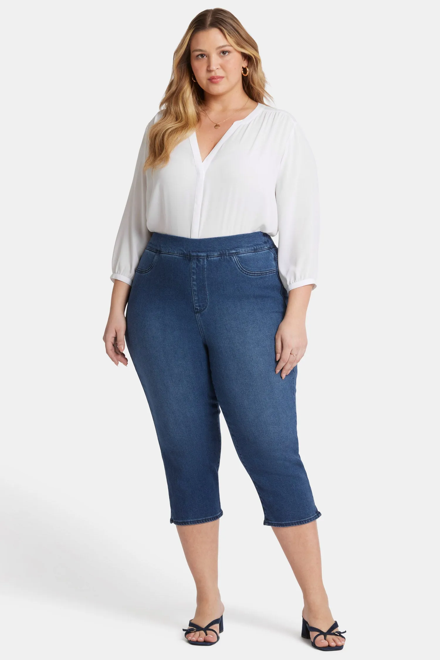 Dakota Crop Pull-On Jeans In Plus Size - Olympus sold by NYDJ