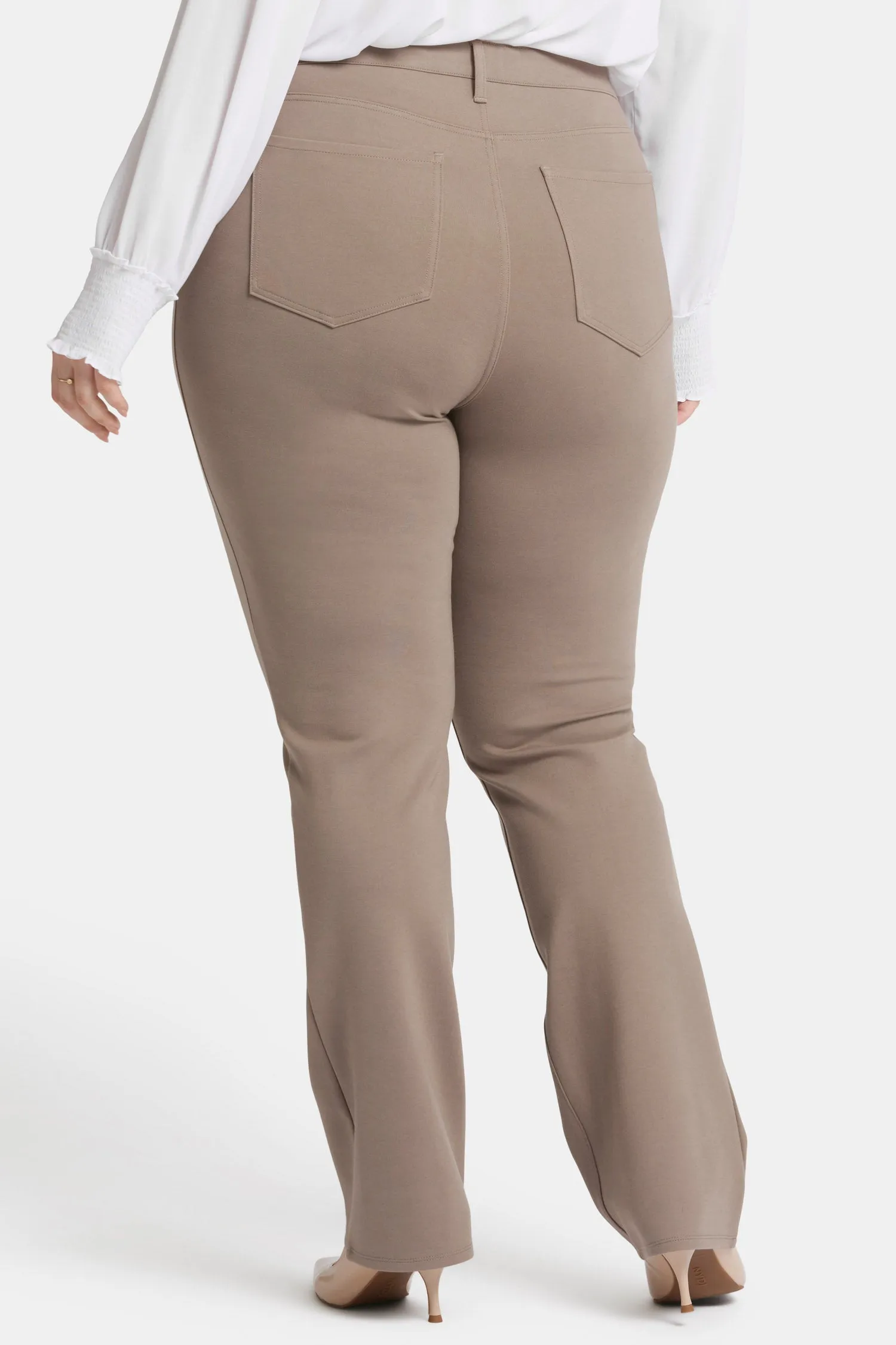 Marilyn Straight Pants In Plus Size - Saddlewood sold by NYDJ product image thumbnail 2