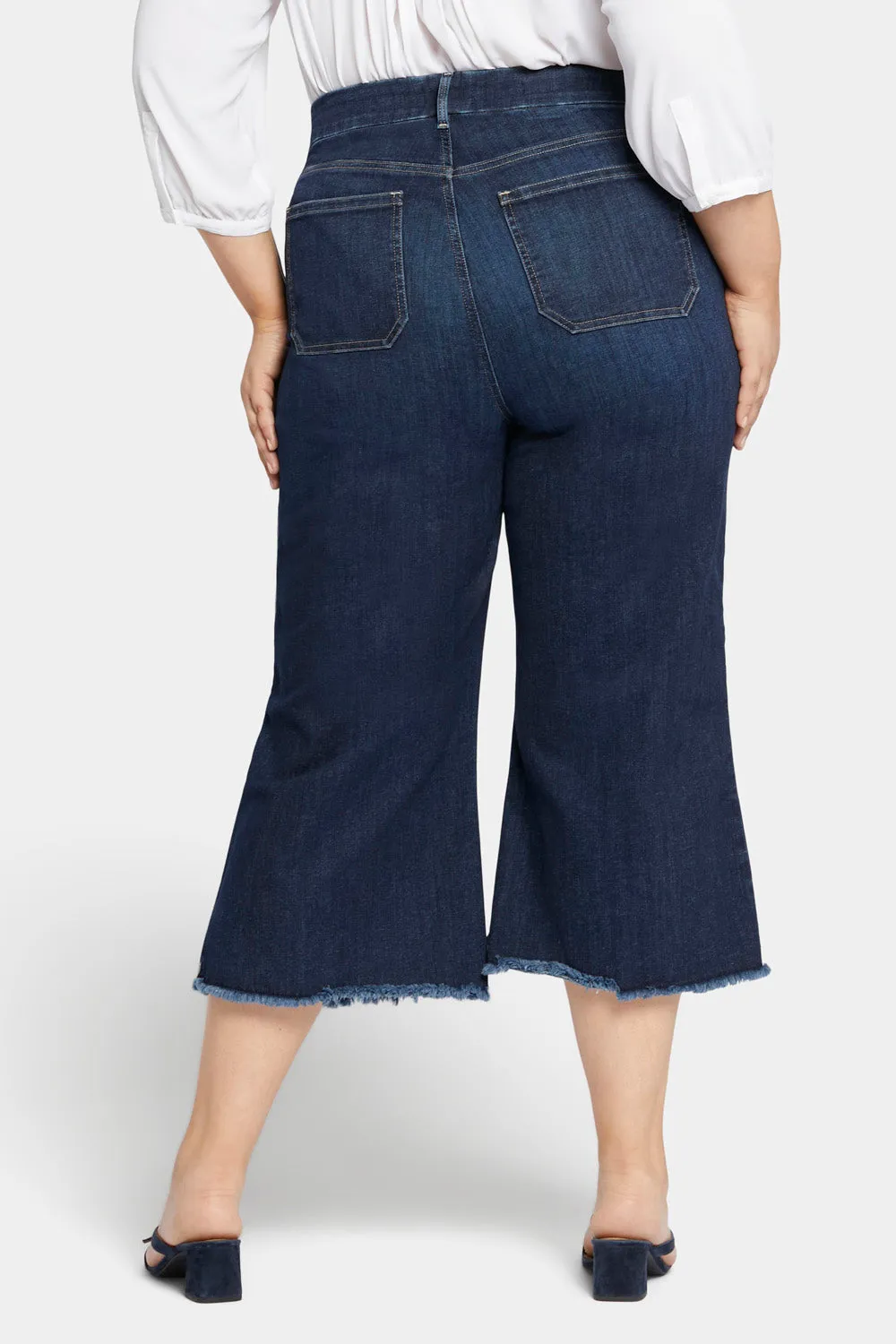 Patchie Wide Leg Capri Jeans In Plus Size - Sublime sold by NYDJ product image thumbnail 2