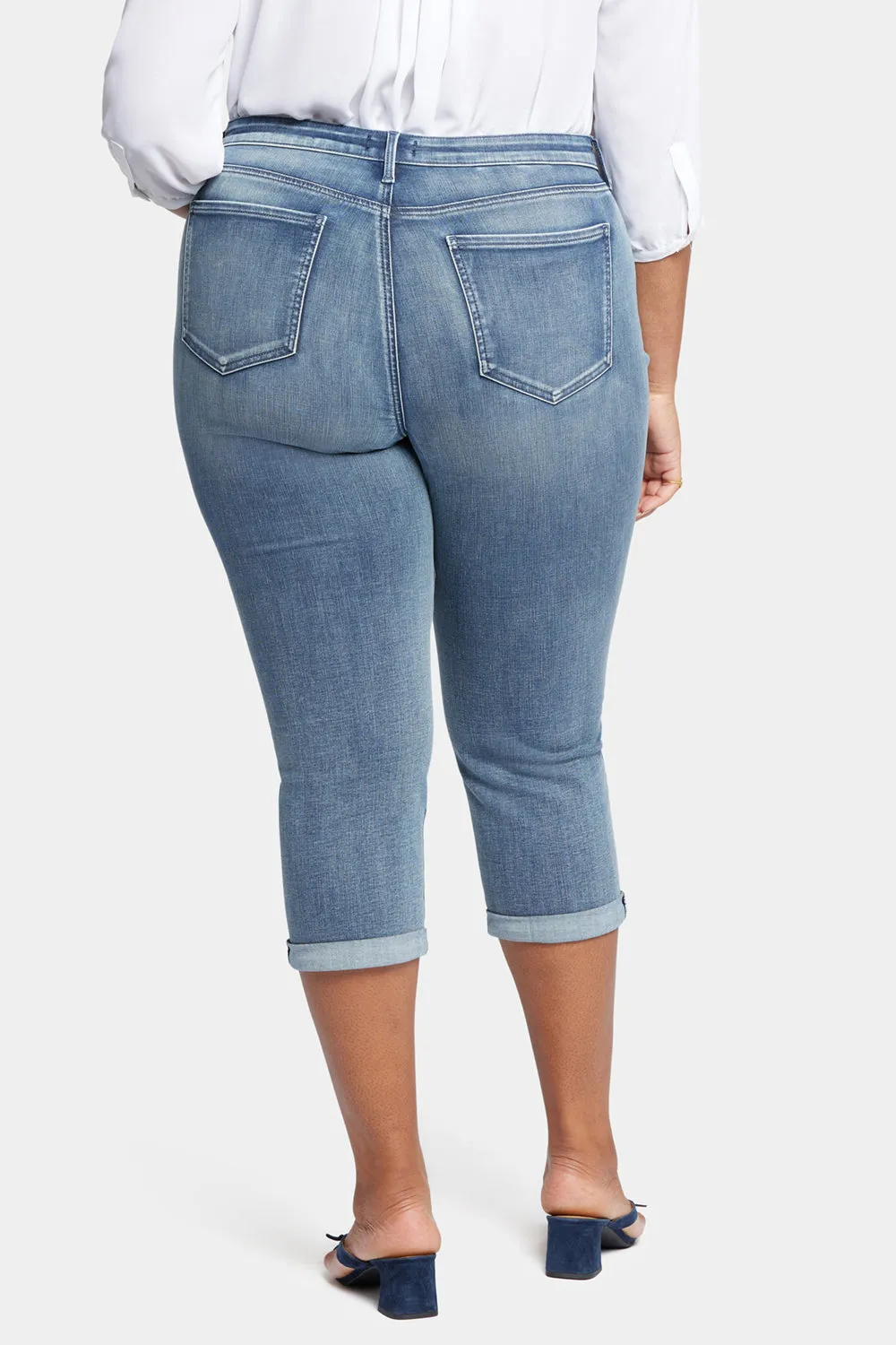 Chloe Skinny Capri Jeans In Plus Size - Prelude sold by NYDJ product image thumbnail 2