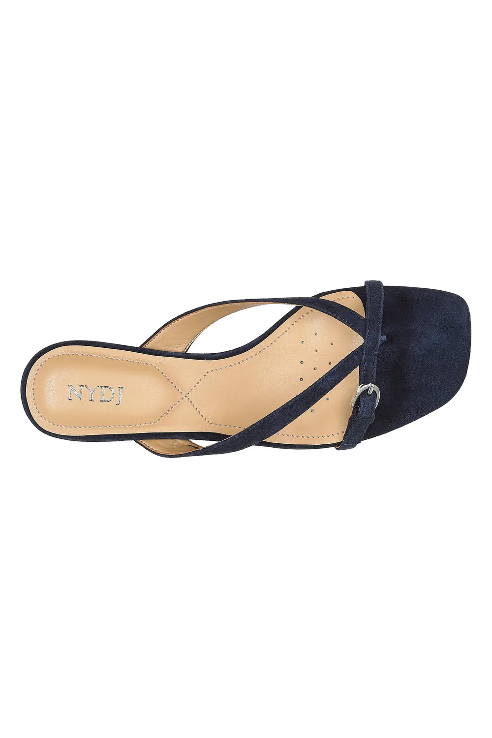 Glam Block Heel Sandals In Wide Width - Navy sold by NYDJ product image thumbnail 4