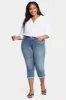 Chloe Skinny Capri Jeans In Plus Size - Prelude sold by NYDJ