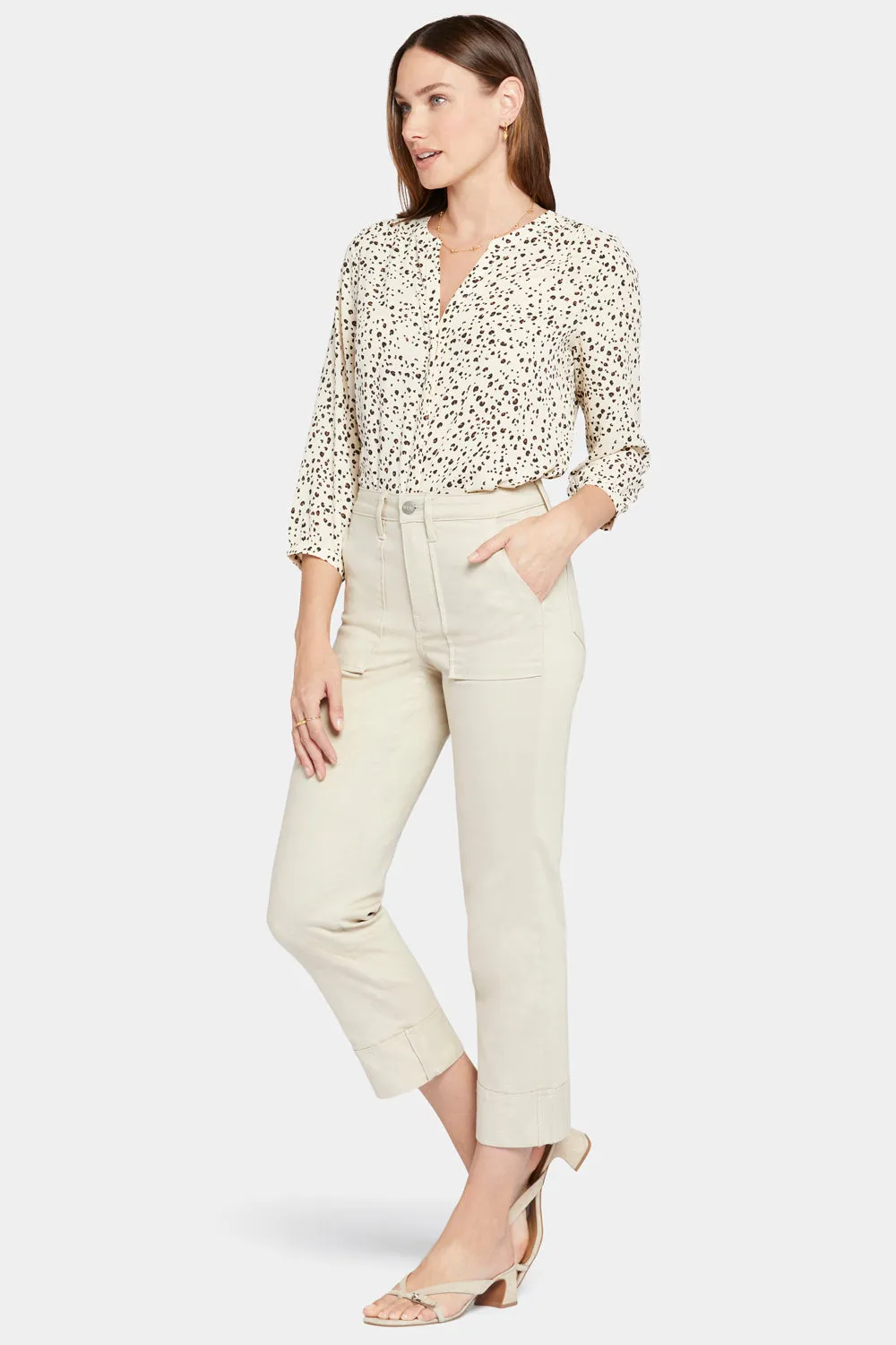 Relaxed Straight Ankle Jeans - Feather sold by NYDJ product image thumbnail 5