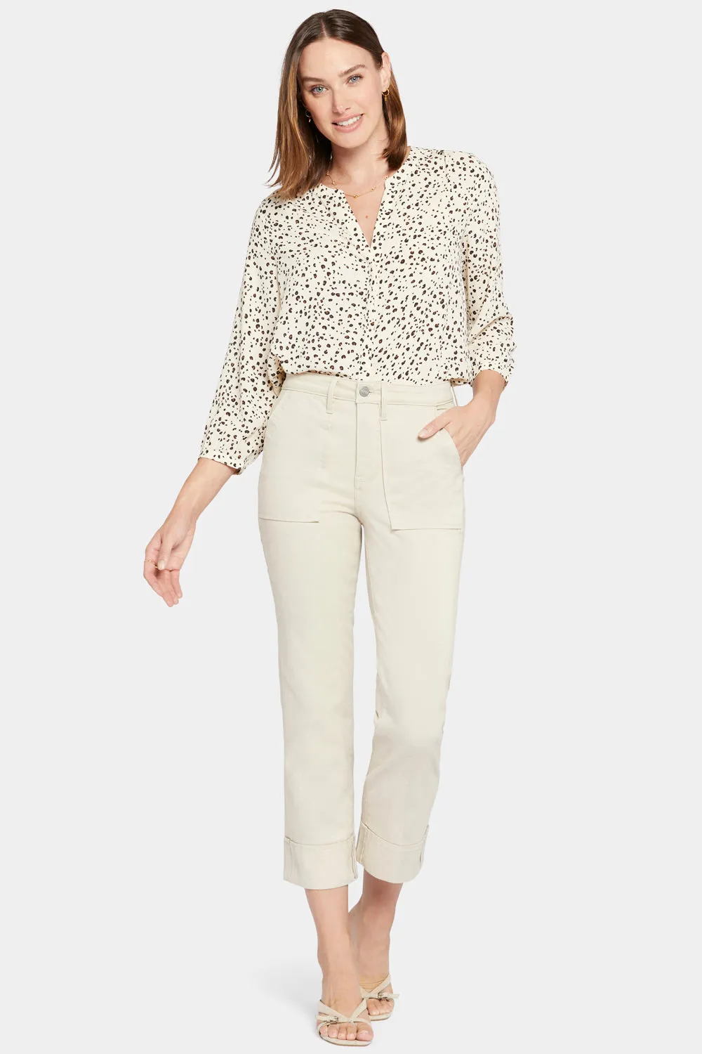 Relaxed Straight Ankle Jeans - Feather sold by NYDJ
