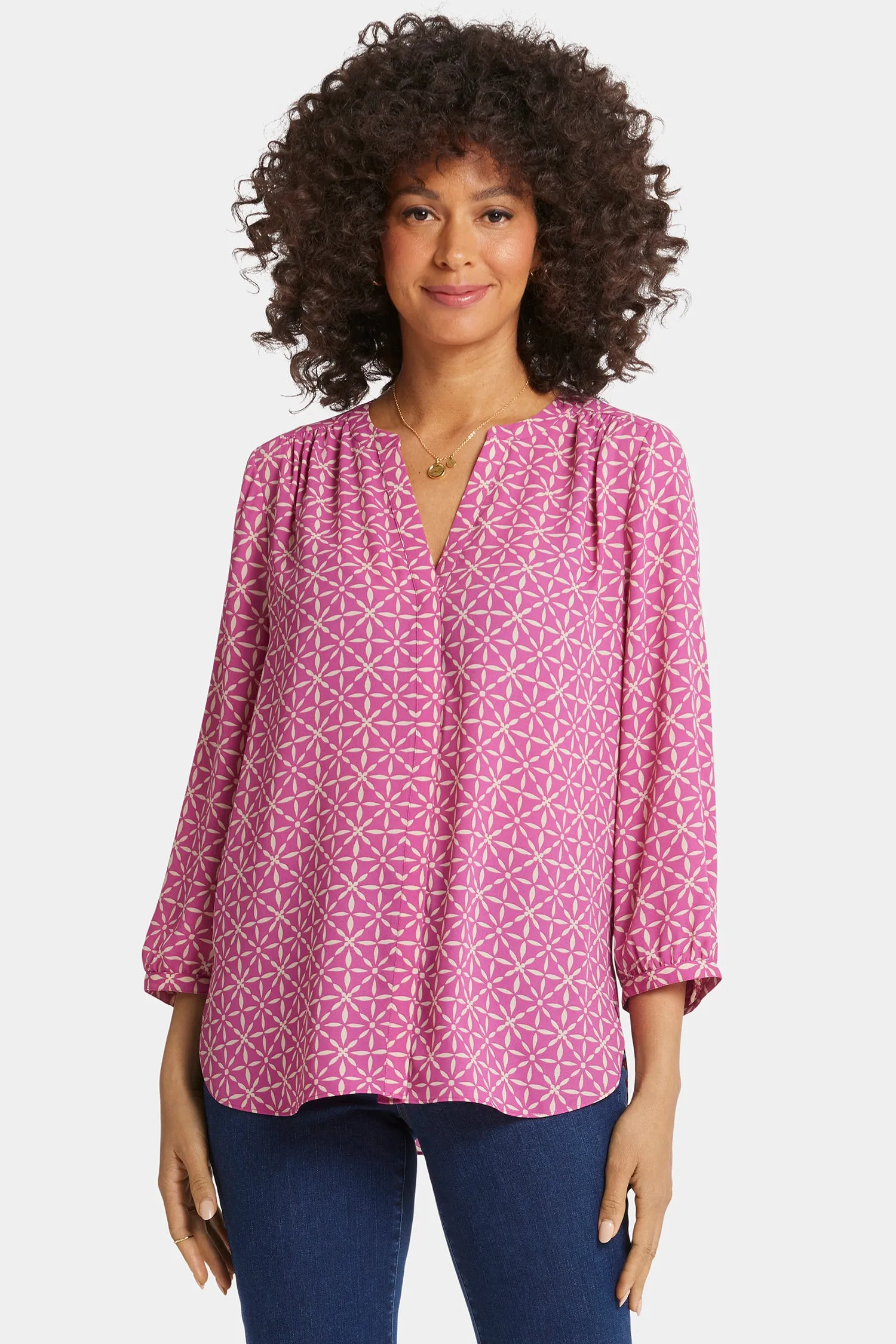 Pintuck Blouse - Micah sold by NYDJ product image thumbnail 4