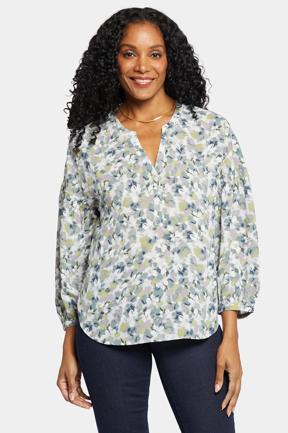 Paulina Peasant Blouse - Bloomington sold by NYDJ product image thumbnail 4