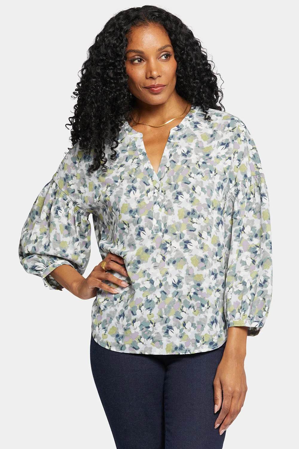Paulina Peasant Blouse - Bloomington sold by NYDJ