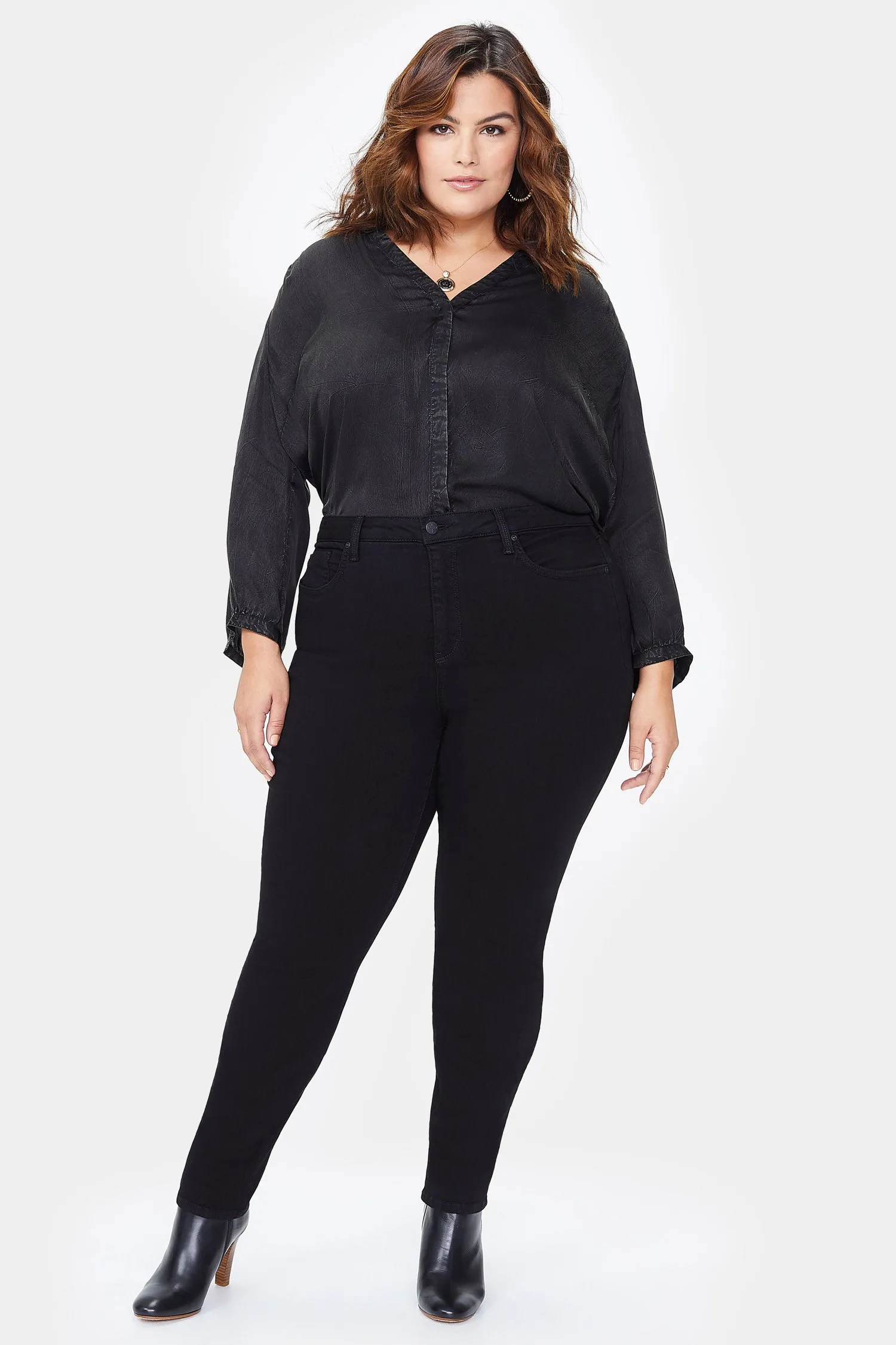Ami Skinny Jeans In Plus Size - Black sold by NYDJ