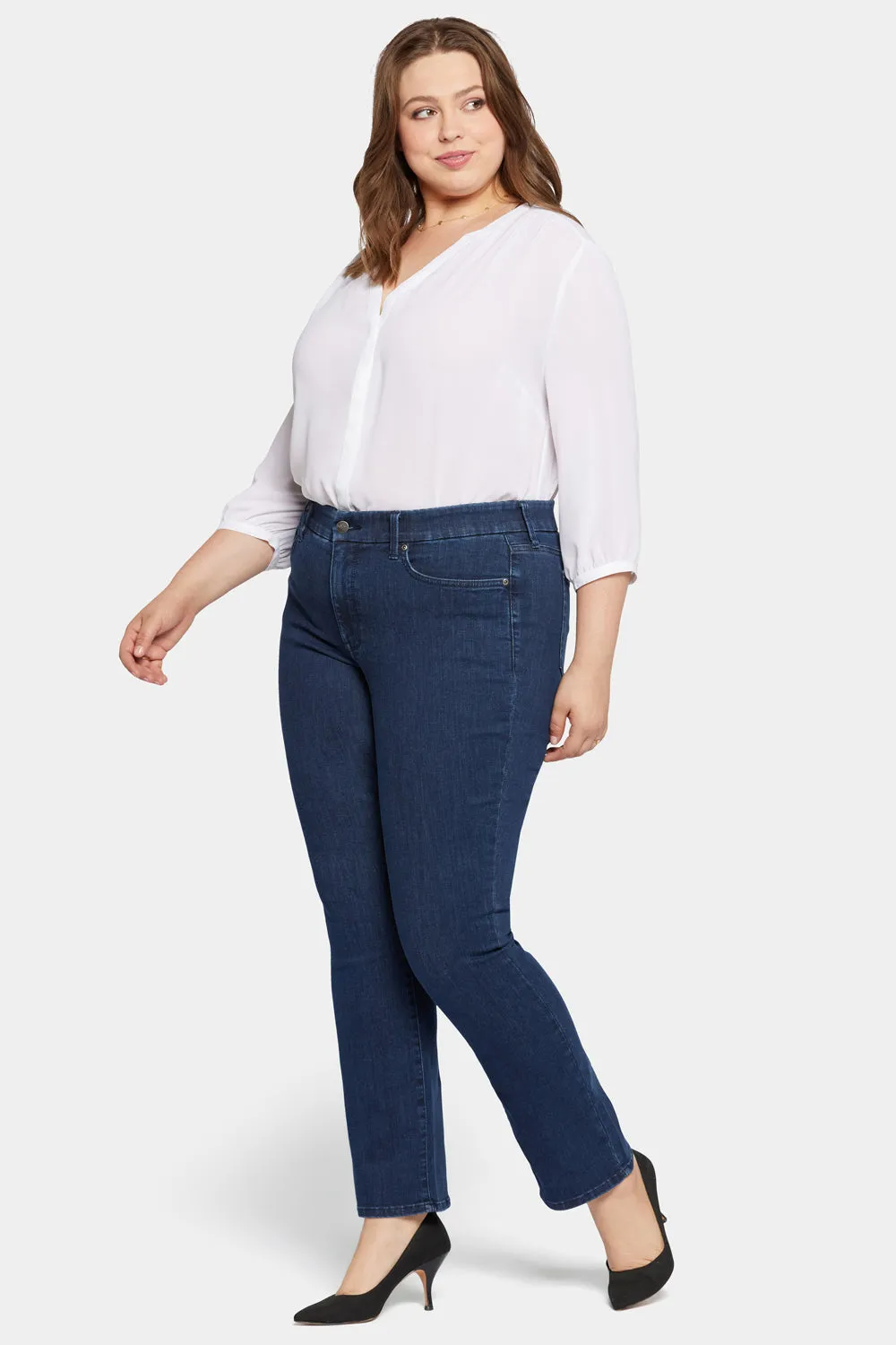 Waist-Match™ Marilyn Straight Jeans In Plus Size - Inspire sold by NYDJ product image thumbnail 5