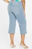 Wide Leg Capri Pull-on Jeans In Plus Size - Clean Solstice sold by NYDJ
