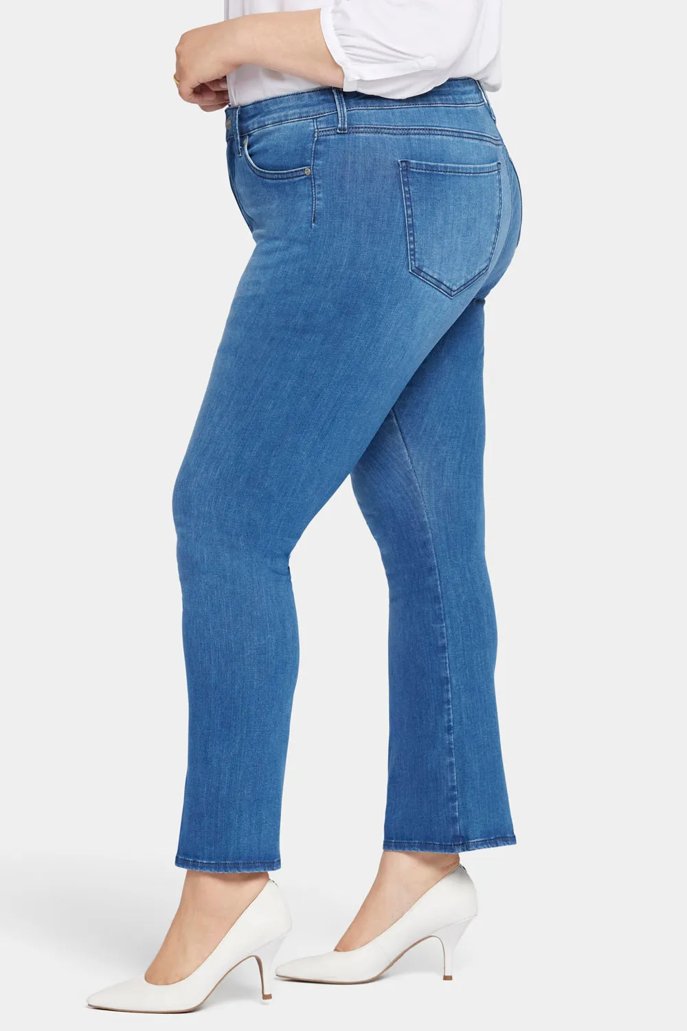 Le Silhouette Slim Bootcut Jeans In Petite Plus Size - Amour sold by NYDJ product image thumbnail 3