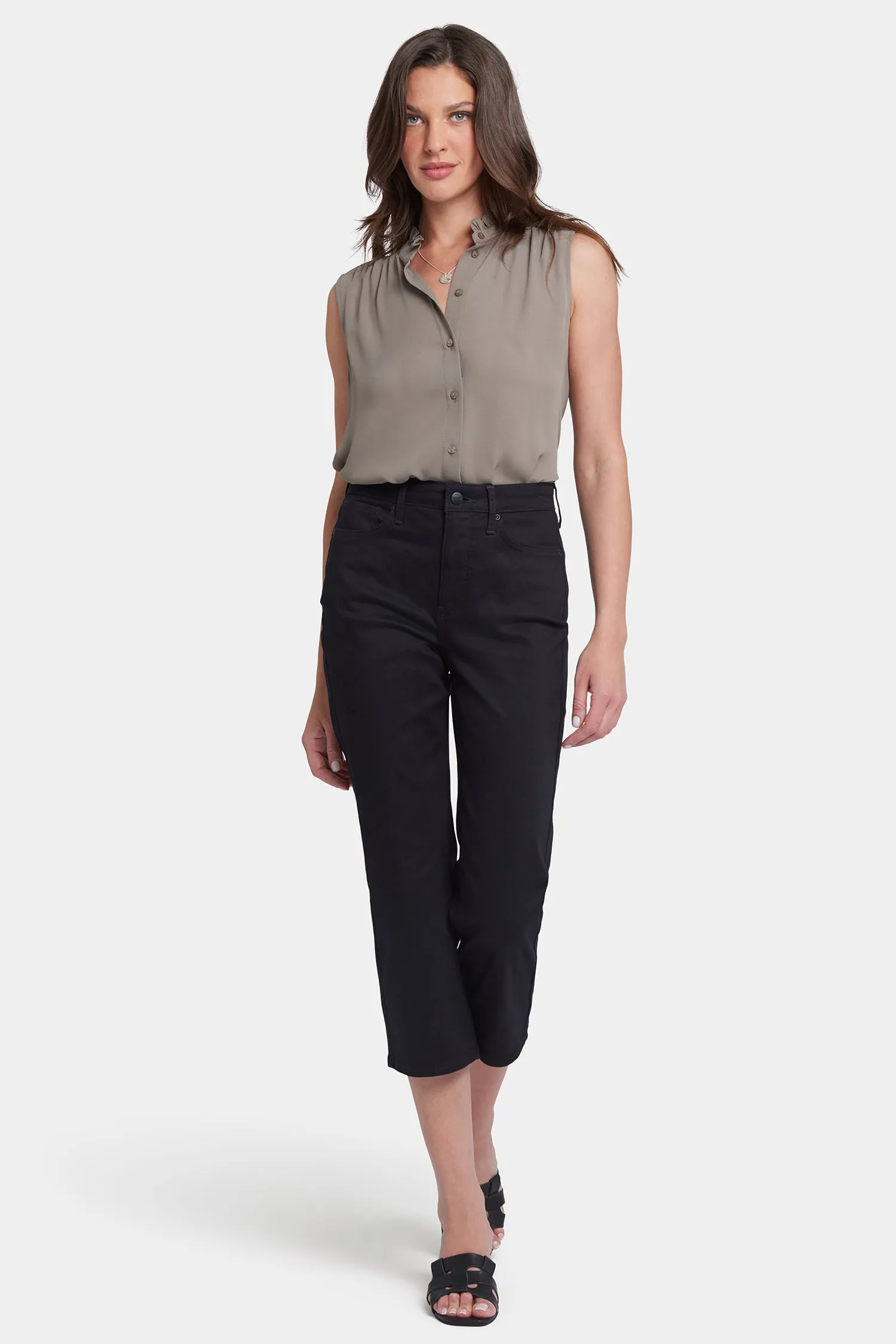 Joni Relaxed Capri Jeans - Black sold by NYDJ product image thumbnail 4