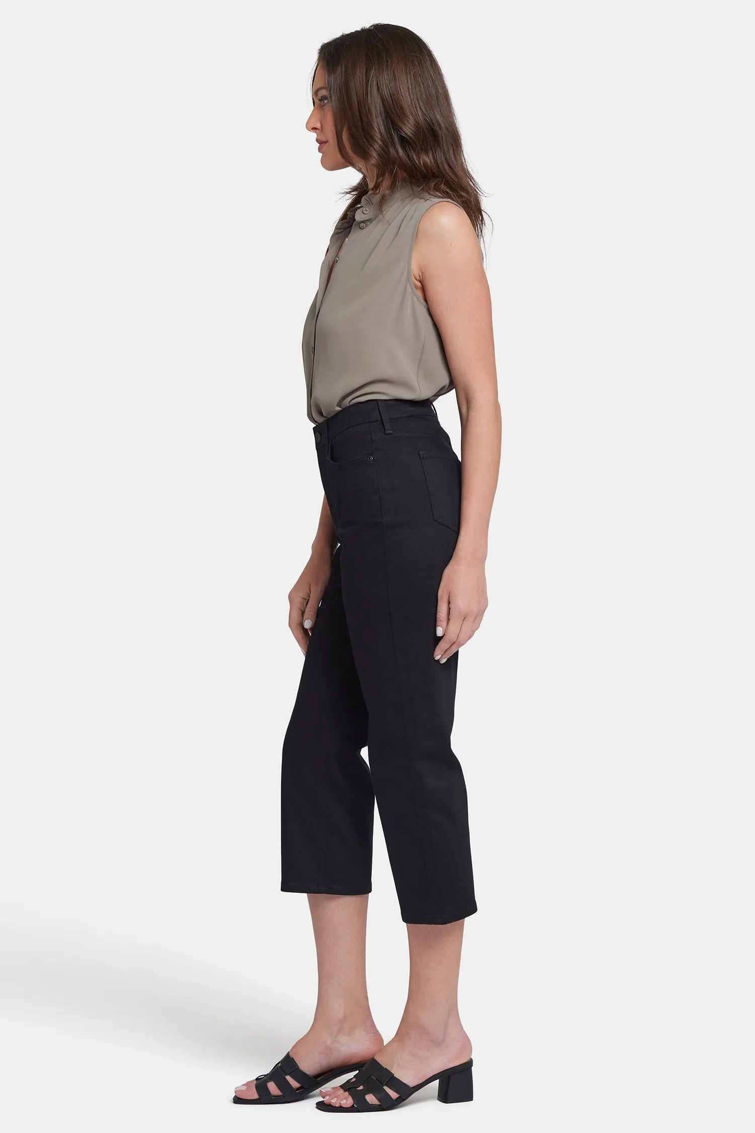 Joni Relaxed Capri Jeans - Black sold by NYDJ product image thumbnail 5
