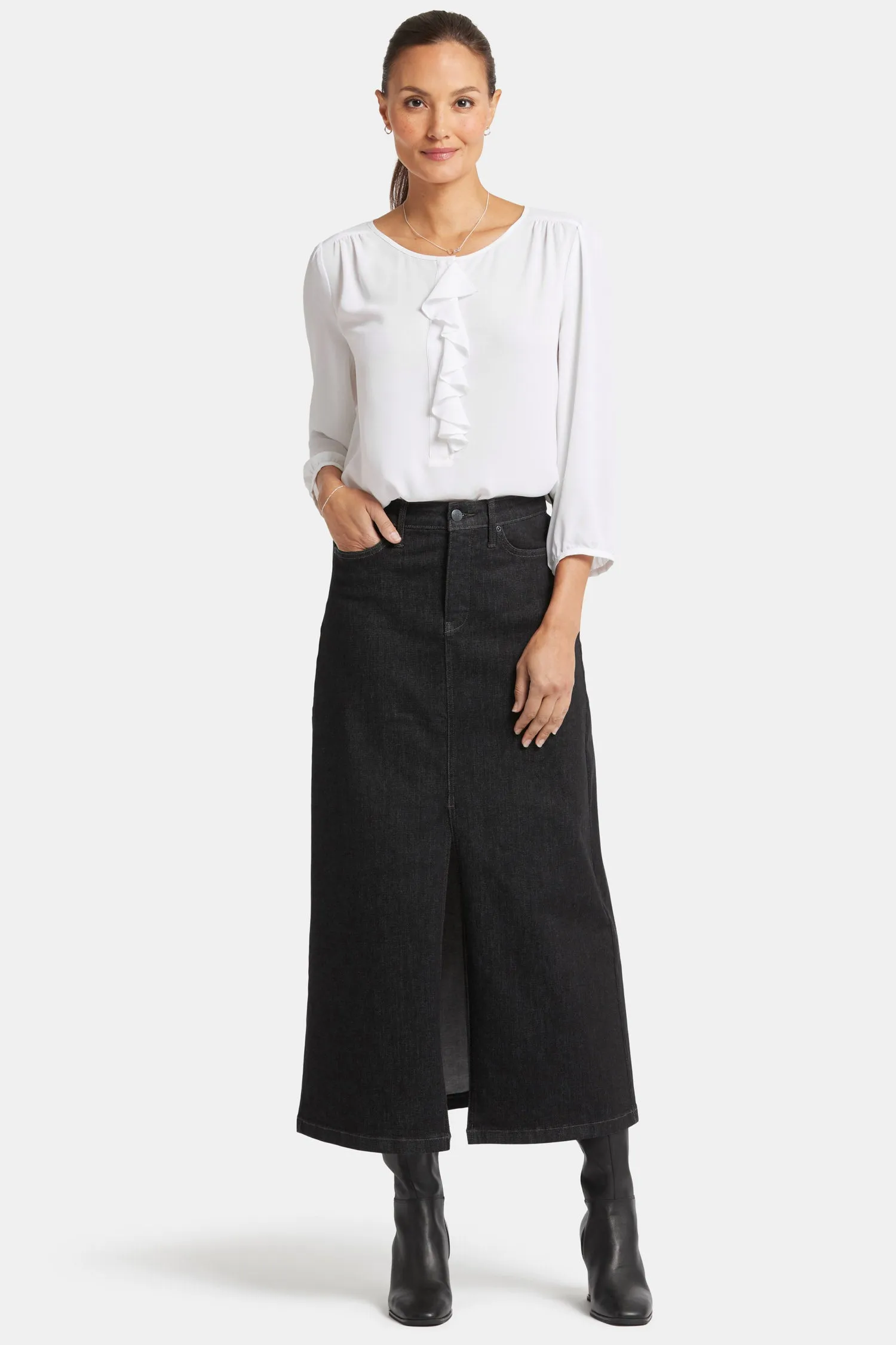 High Rise Long Skirt - Eternity sold by NYDJ