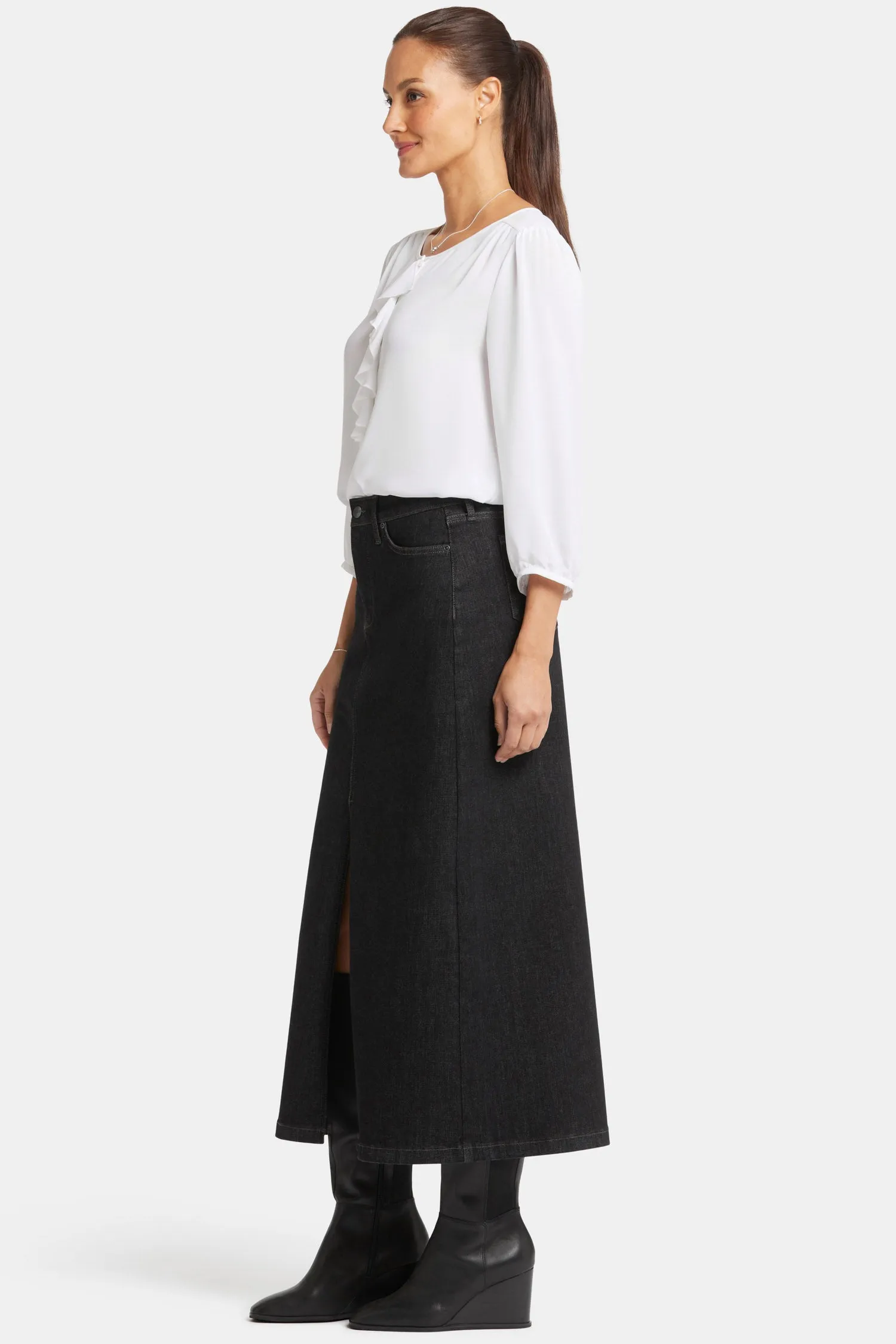 High Rise Long Skirt - Eternity sold by NYDJ product image thumbnail 5