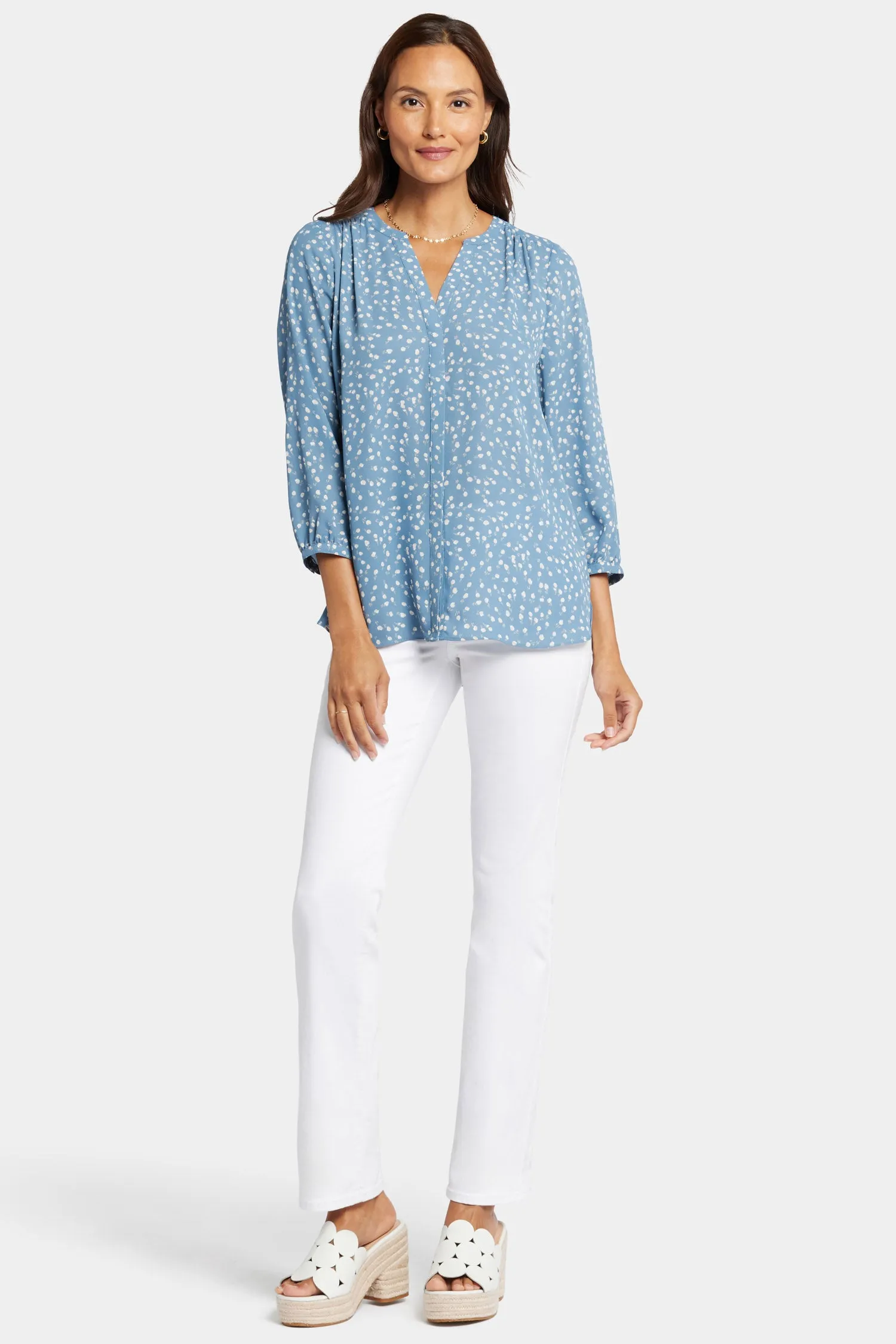Pintuck Blouse - Selene sold by NYDJ product image thumbnail 5