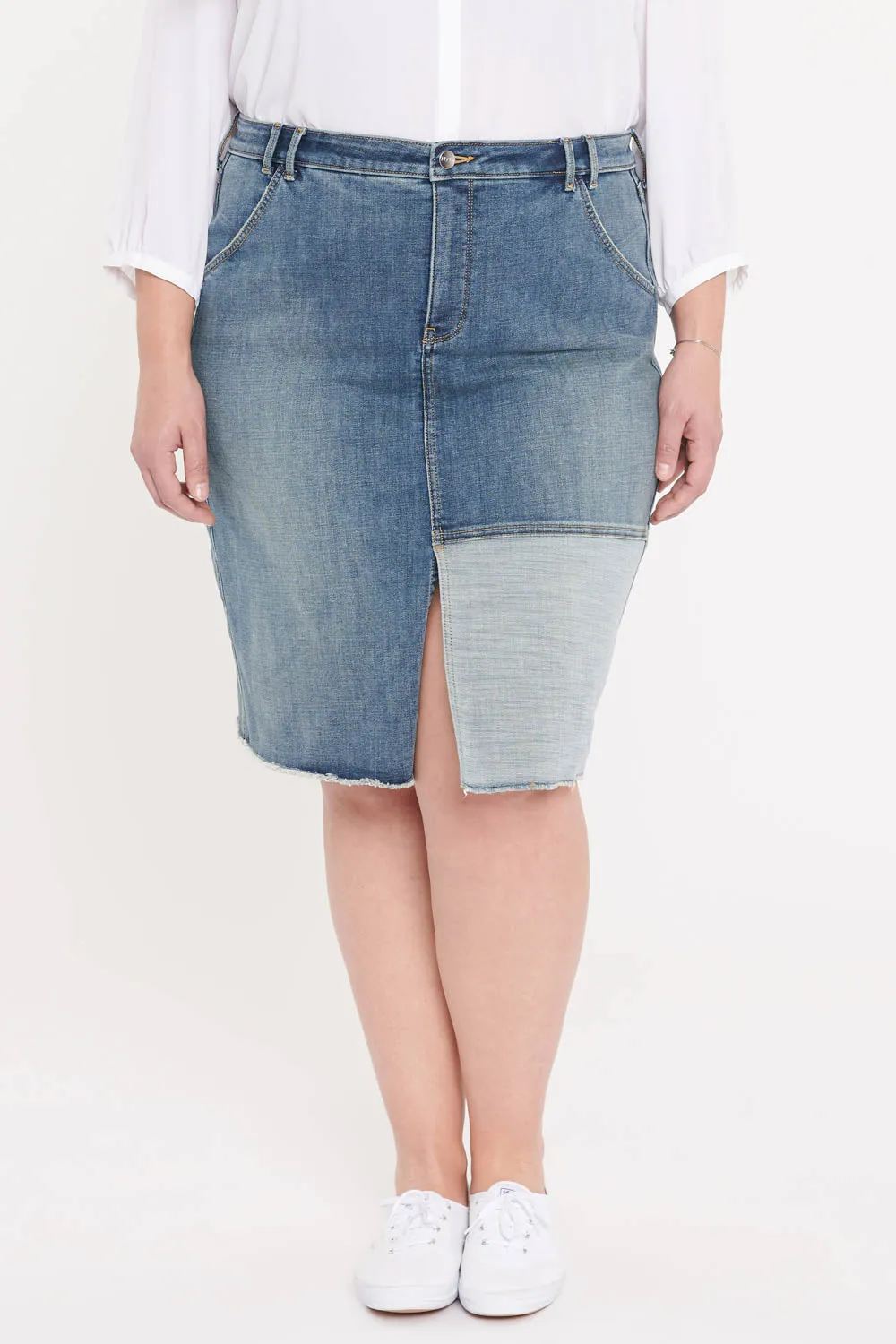 Midi Skirt In Plus Size - Clean Seline sold by NYDJ product image thumbnail 3
