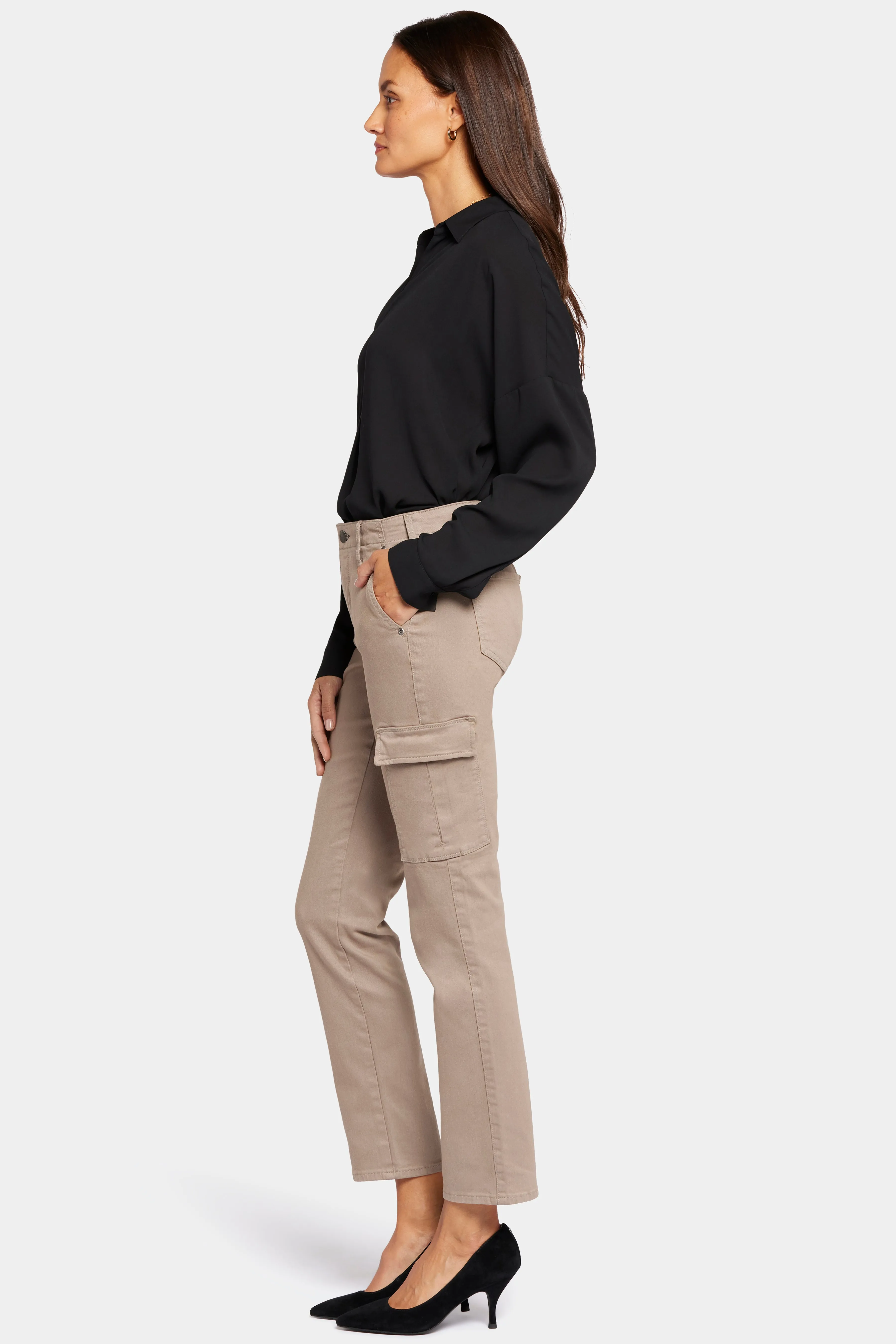 Sheri Slim Jeans - Saddlewood sold by NYDJ product image thumbnail 5