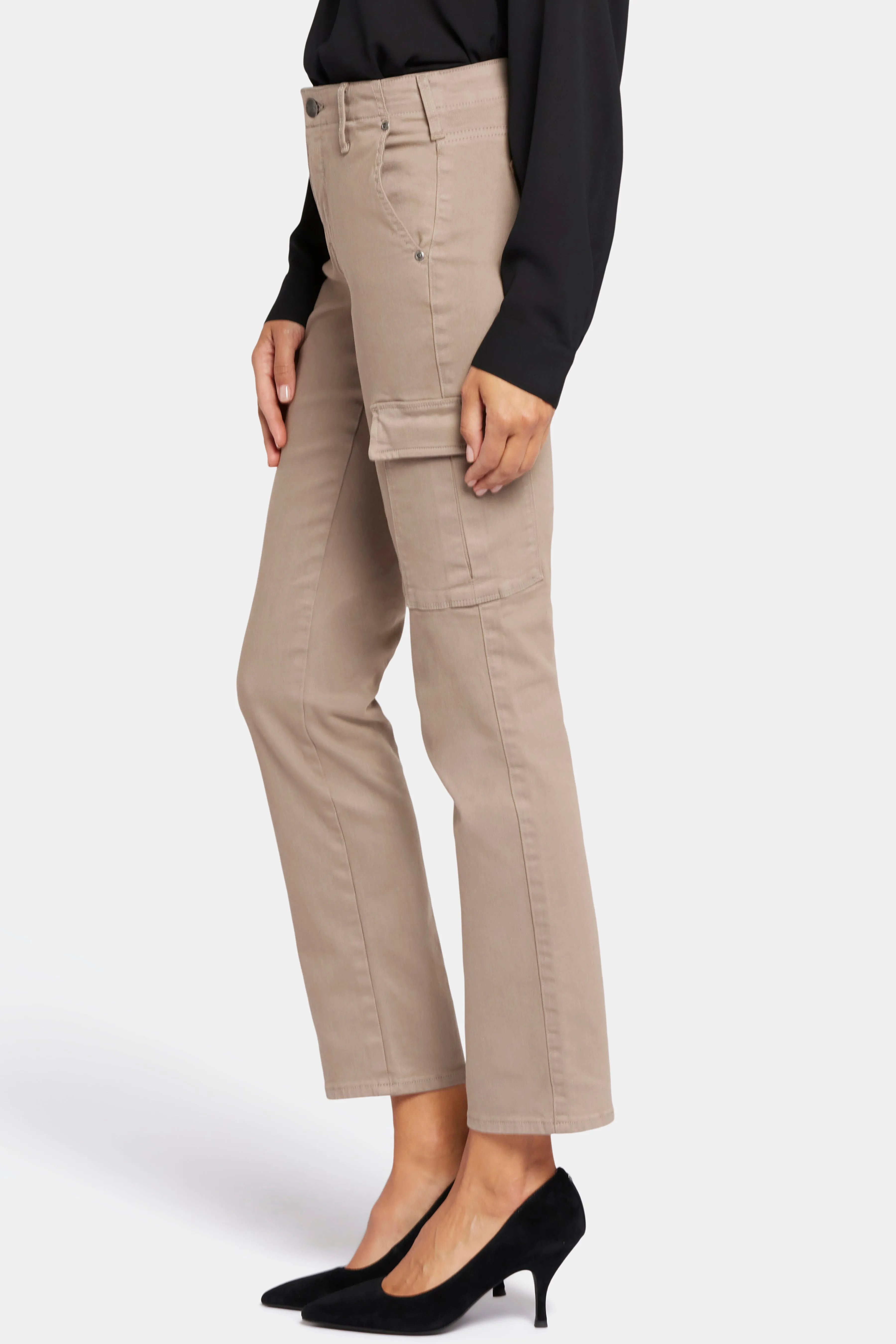 Sheri Slim Jeans - Saddlewood sold by NYDJ product image thumbnail 3
