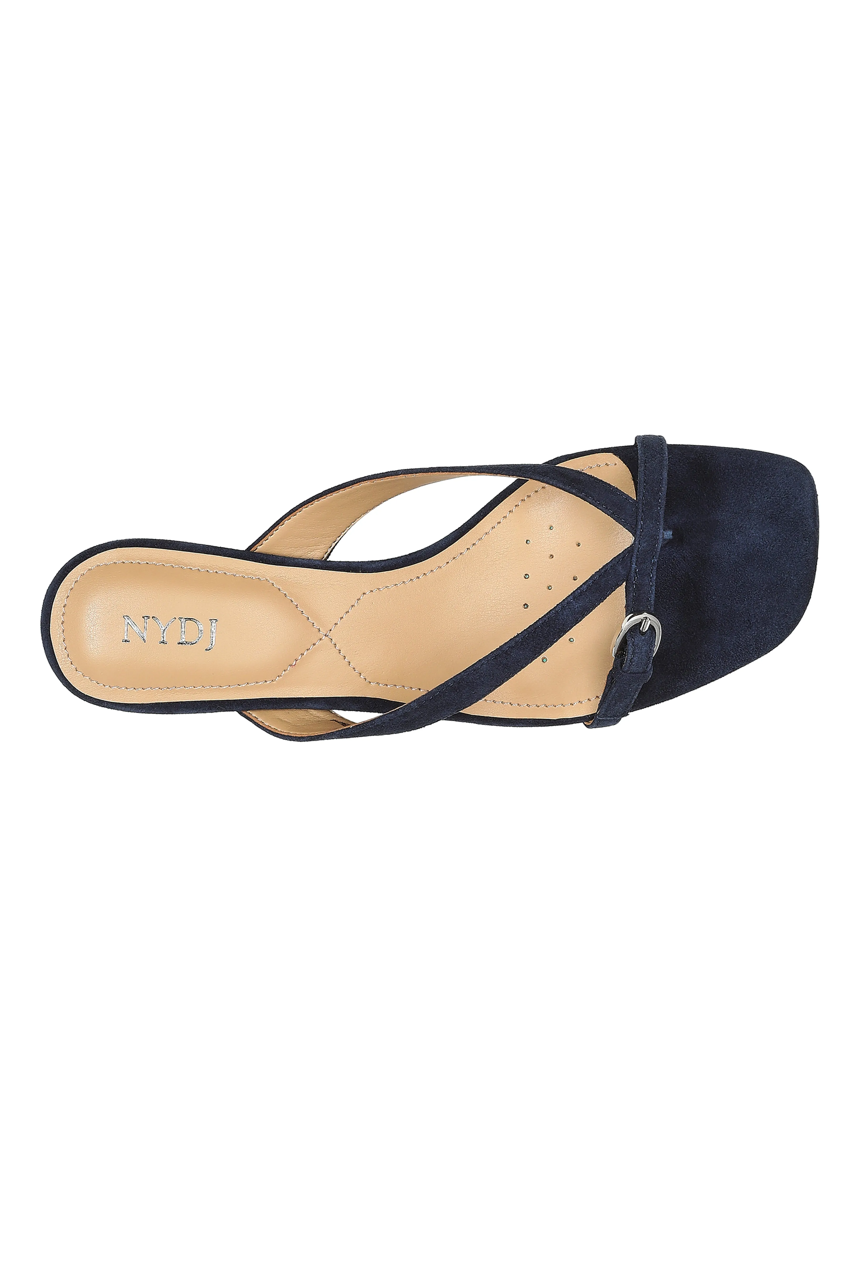 Glam Block Heel Sandals - Navy sold by NYDJ product image thumbnail 4