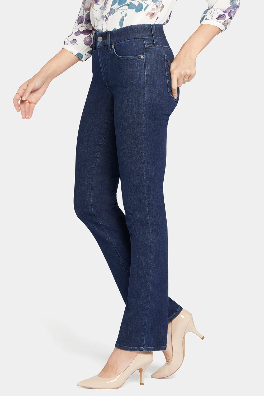Waist-Match™ Marilyn Straight Jeans In Petite - Inspire sold by NYDJ product image thumbnail 3