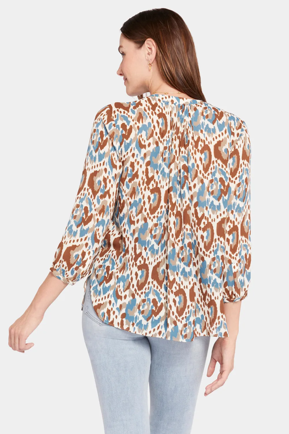 Pintuck Blouse - Ocean Dream sold by NYDJ product image thumbnail 2