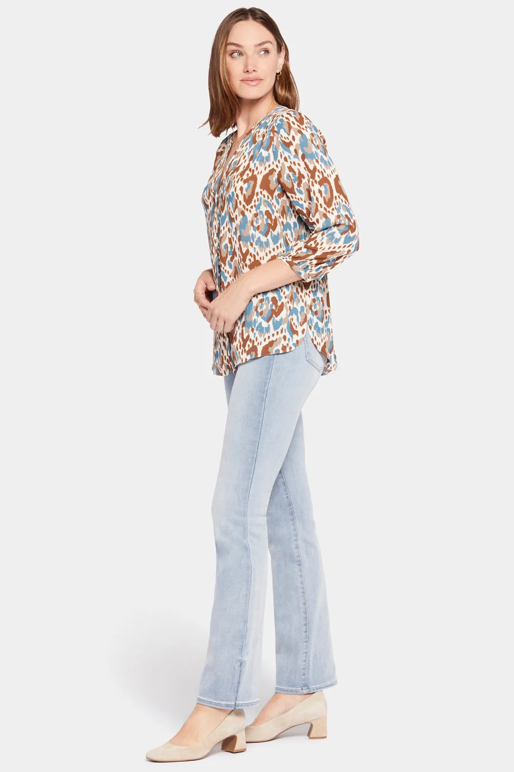 Pintuck Blouse - Ocean Dream sold by NYDJ product image thumbnail 3