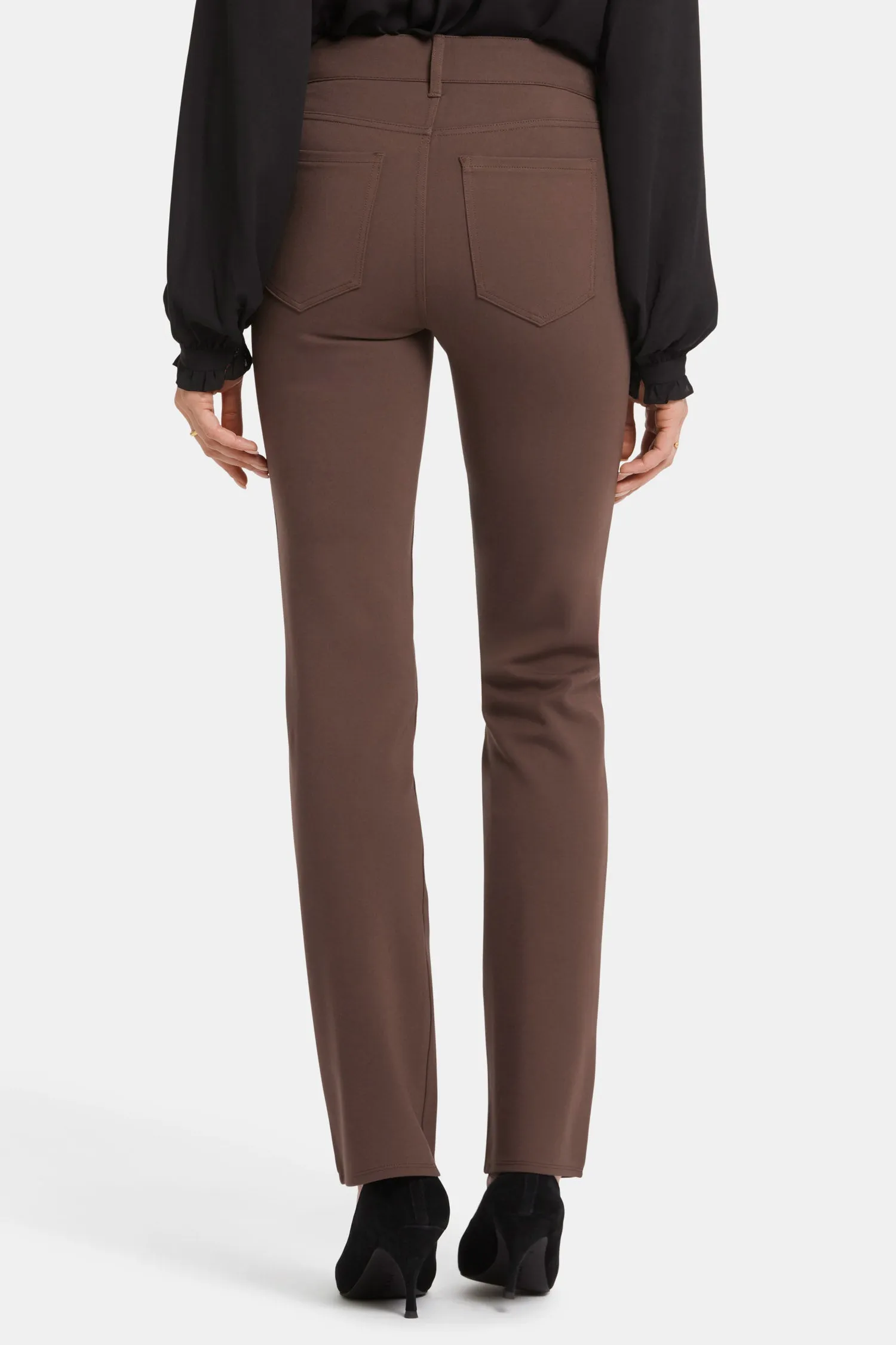 Marilyn Straight Pants In Petite - Coffee Bean sold by NYDJ product image thumbnail 2