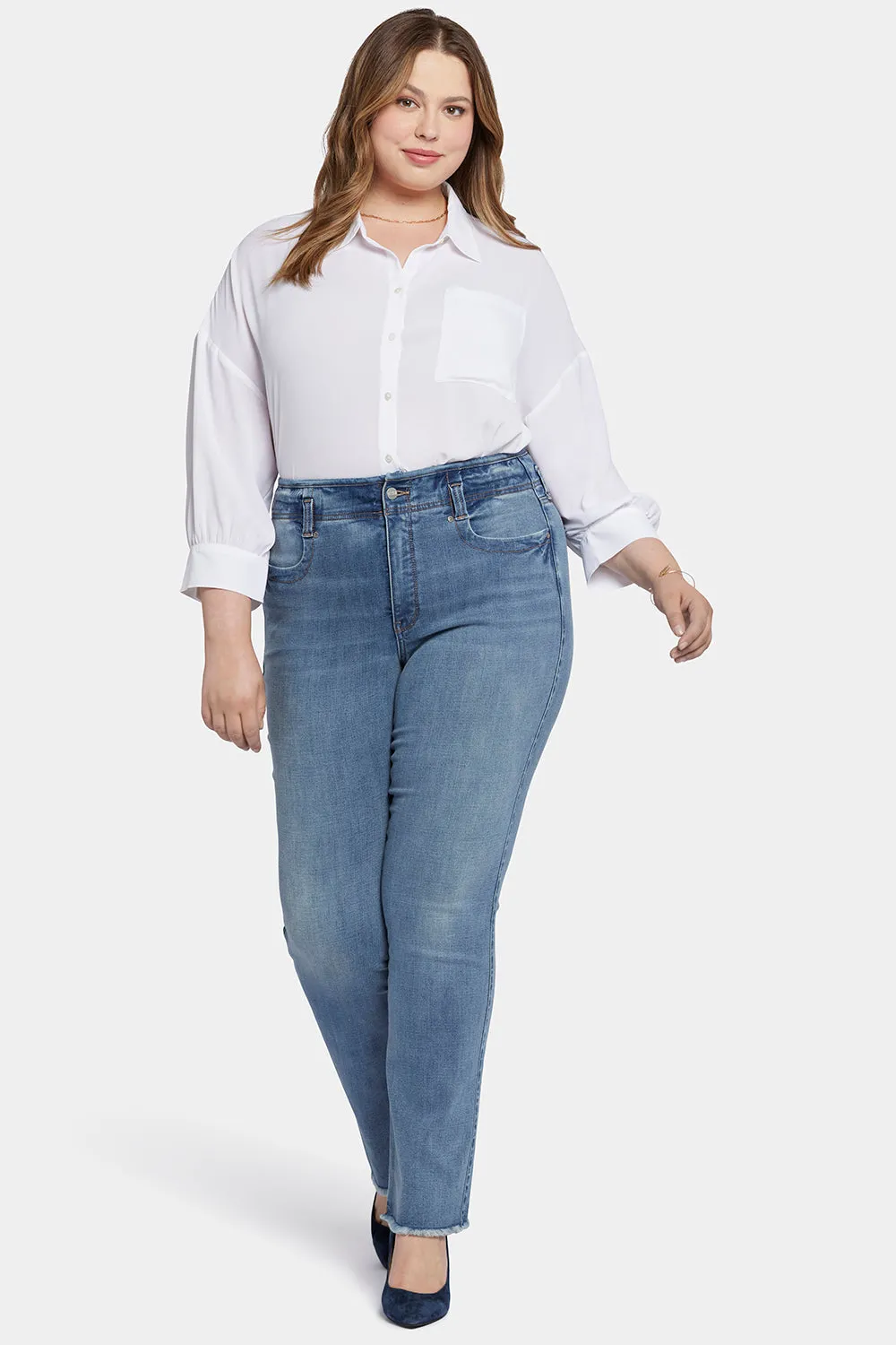 Marilyn Straight Jeans In Plus Size - Paddington sold by NYDJ product image thumbnail 4