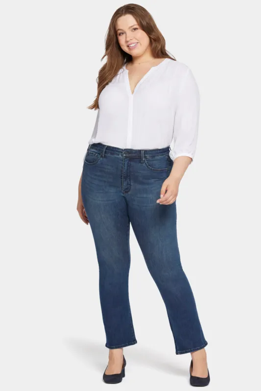 Le Silhouette Slim Bootcut Jeans In Petite Plus Size - Precious sold by NYDJ