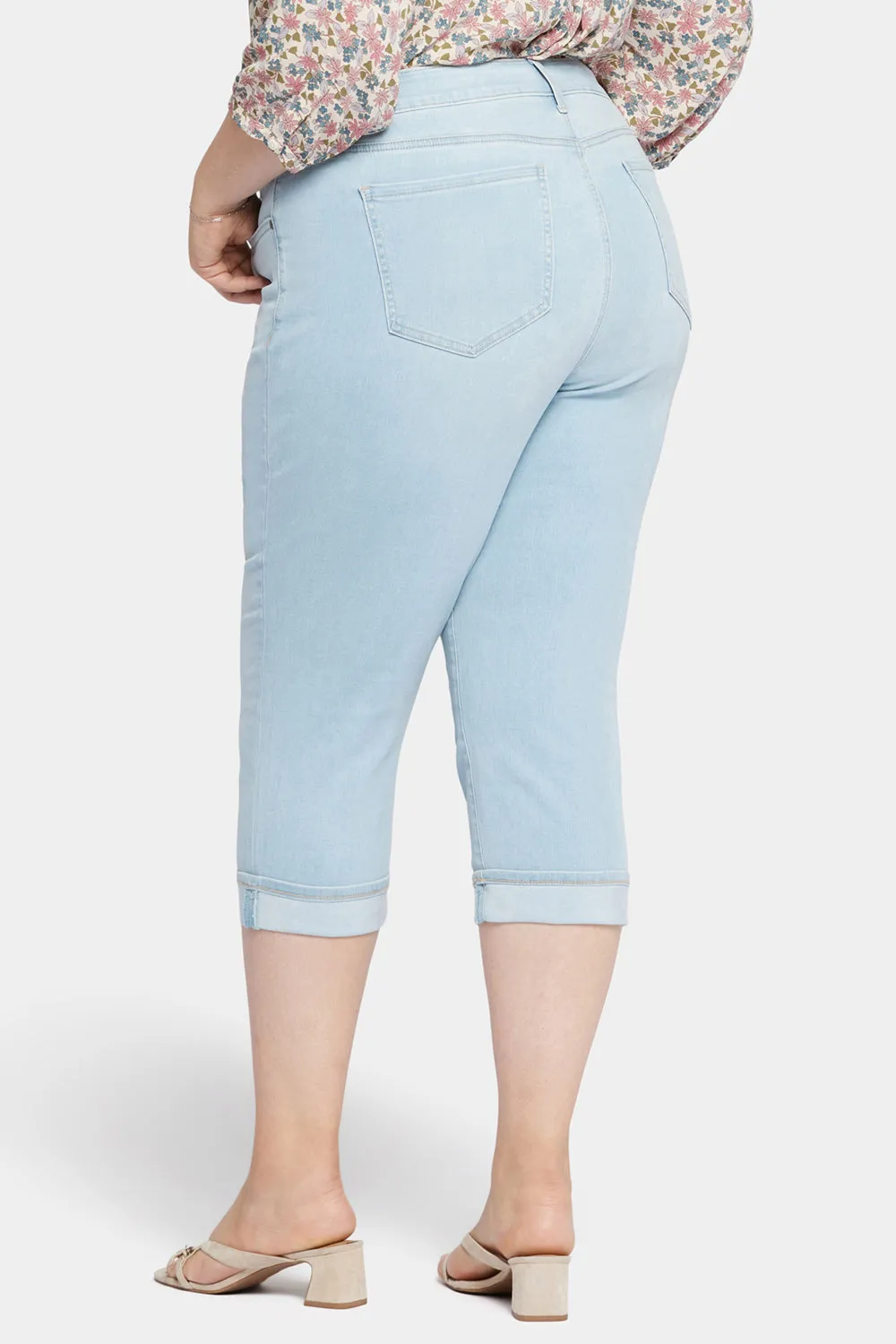 Marilyn Straight Crop Jeans In Plus Size - Brightside sold by NYDJ product image thumbnail 2