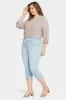 Marilyn Straight Crop Jeans In Plus Size - Brightside sold by NYDJ