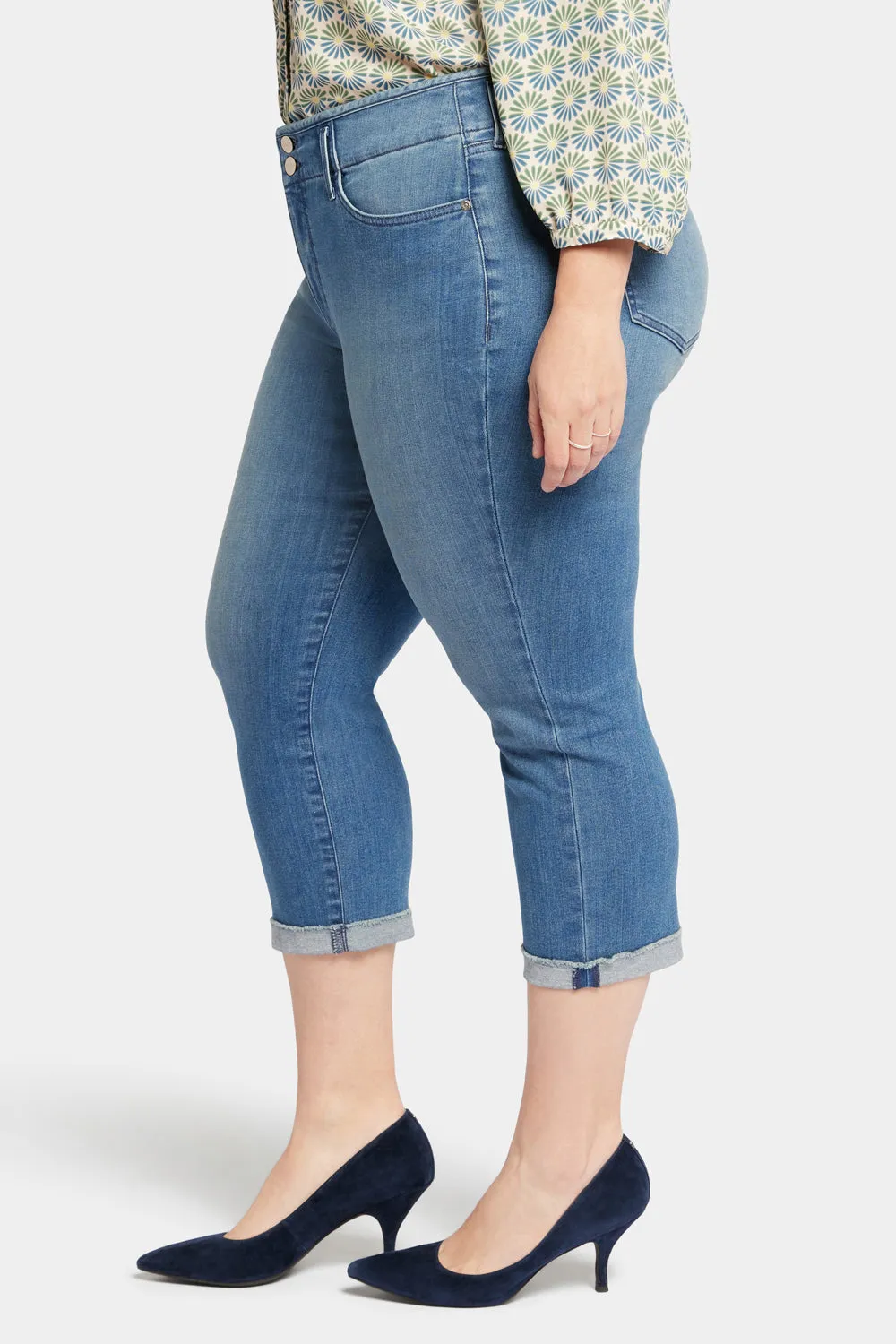 Chloe Capri Jeans In Plus Size - Stargazer sold by NYDJ product image thumbnail 3