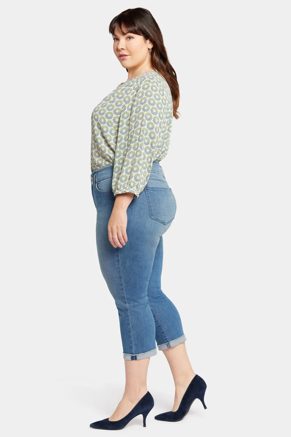 Chloe Capri Jeans In Plus Size - Stargazer sold by NYDJ product image thumbnail 5
