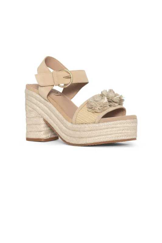 Houston Platform Sandals - Natural sold by NYDJ