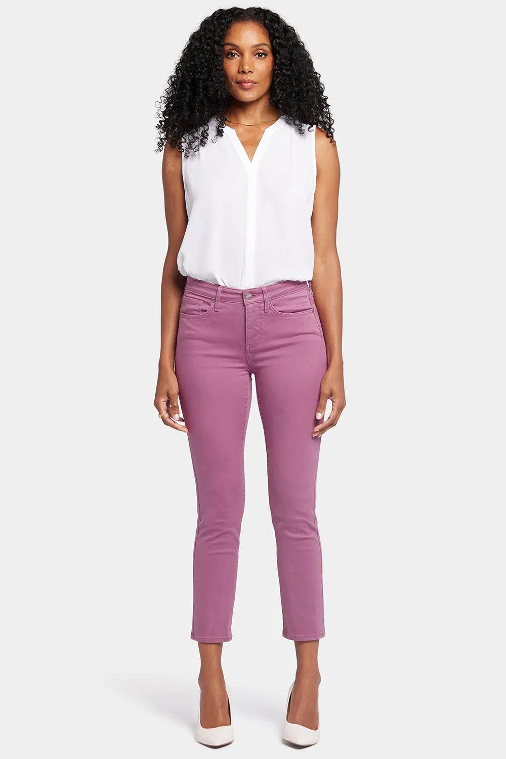 Sheri Slim Ankle Jeans - Mauve Haze sold by NYDJ