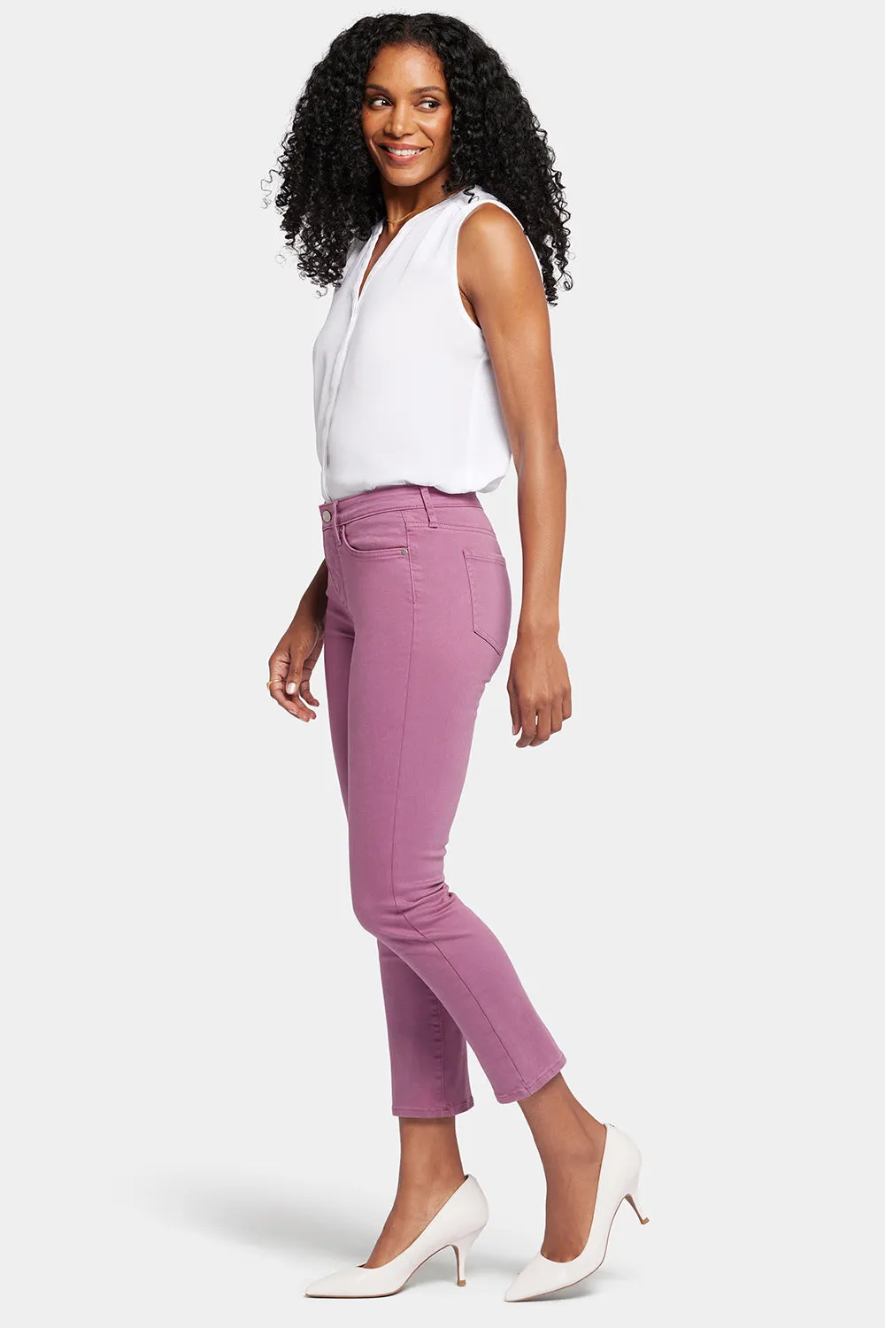 Sheri Slim Ankle Jeans - Mauve Haze sold by NYDJ product image thumbnail 5