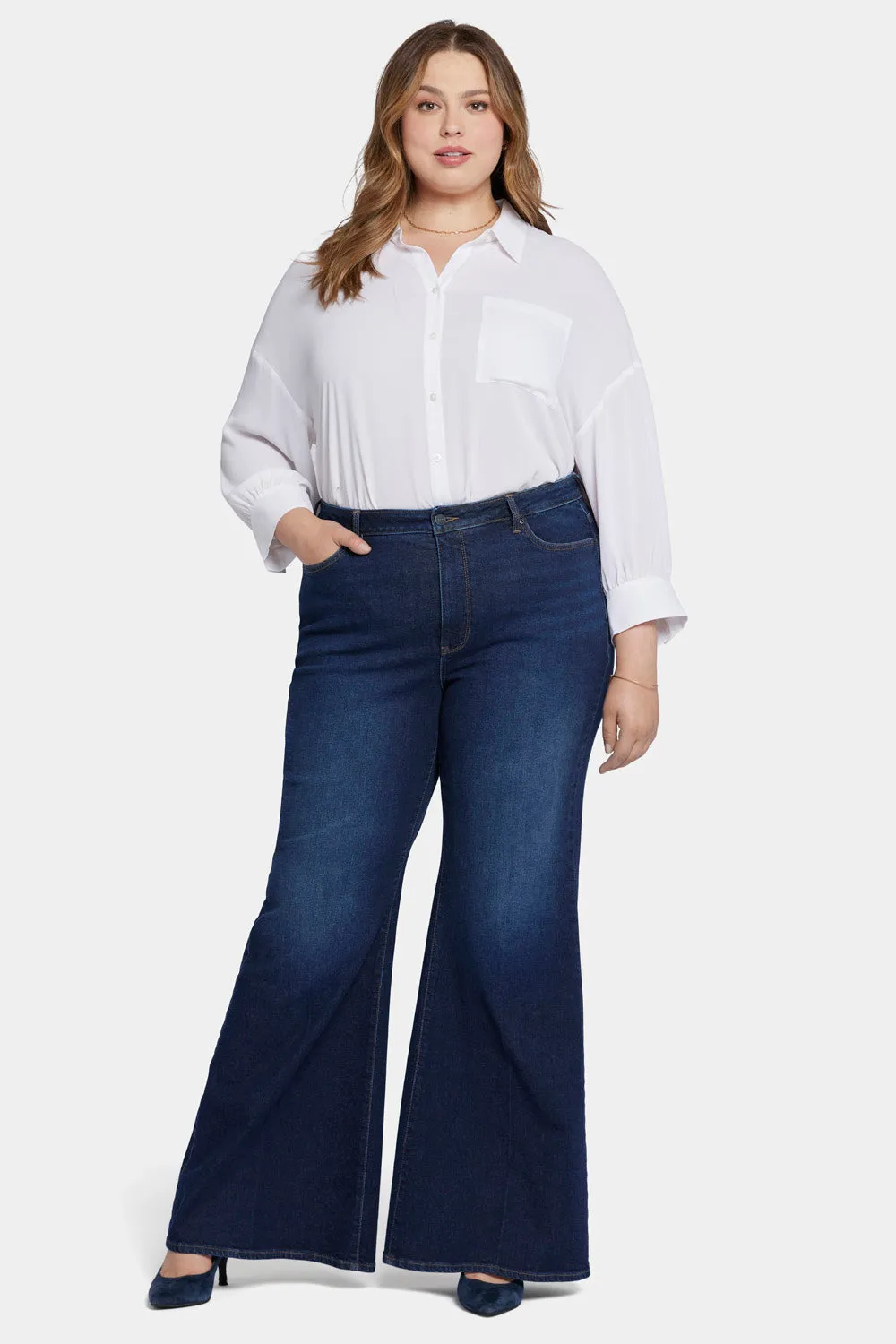 Mia Palazzo Jeans In Plus Size - Northbridge sold by NYDJ