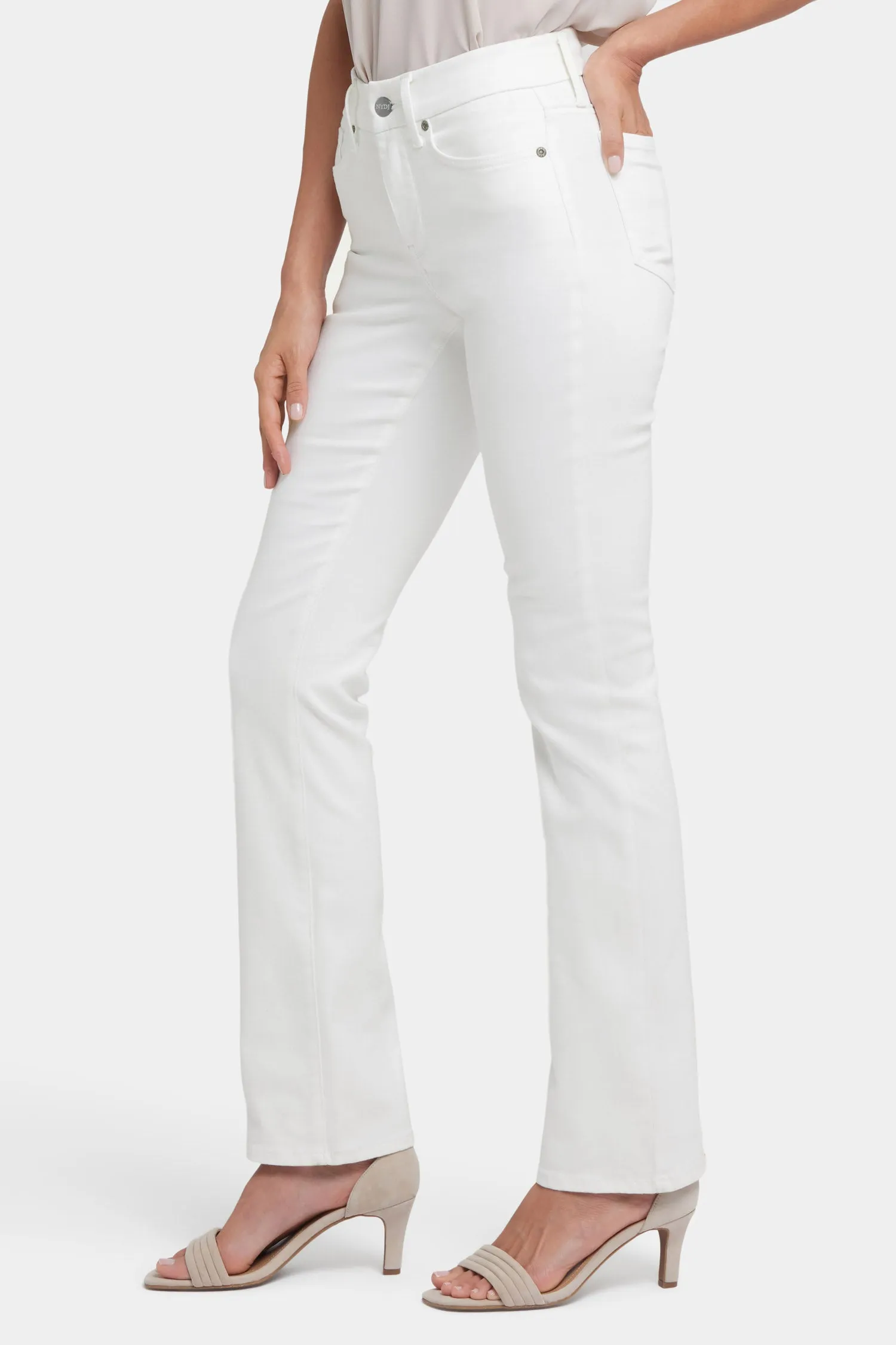 Waist-Match™ Marilyn Straight Jeans - Optic White sold by NYDJ product image thumbnail 3
