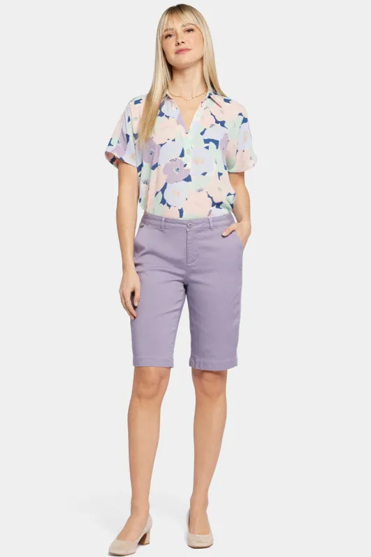 Bermuda Shorts - Lilac Chalk sold by NYDJ