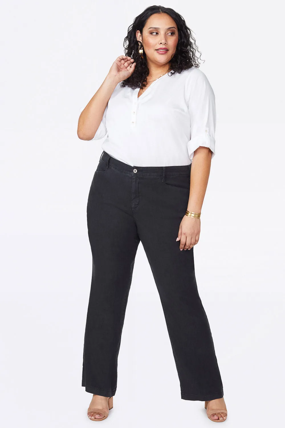 Trouser Pants In Plus Size - Black sold by NYDJ