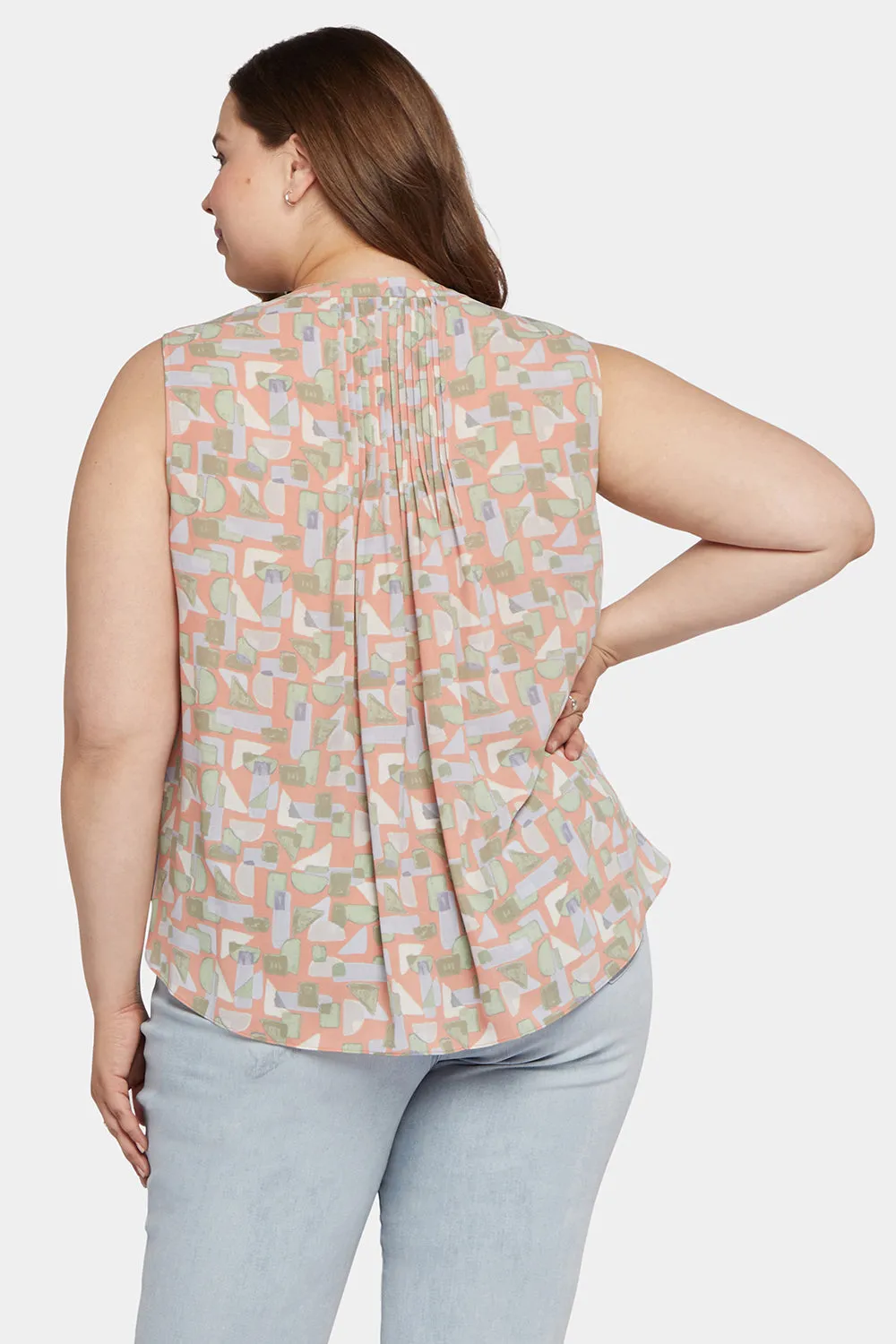 Sleeveless Pintuck Blouse In Plus Size - Cielo Vista sold by NYDJ product image thumbnail 2
