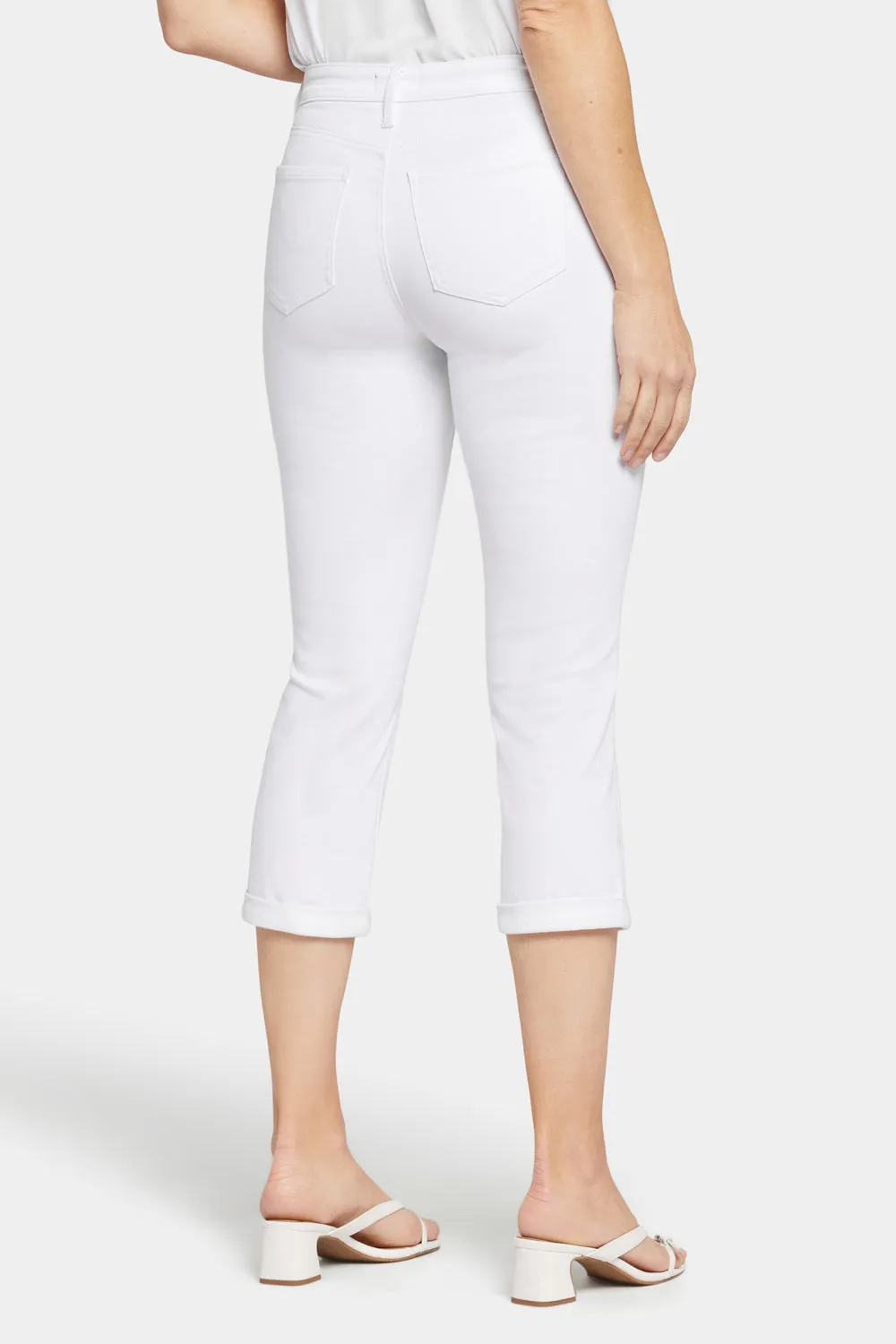Chloe Skinny Capri Jeans - Optic White sold by NYDJ product image thumbnail 2